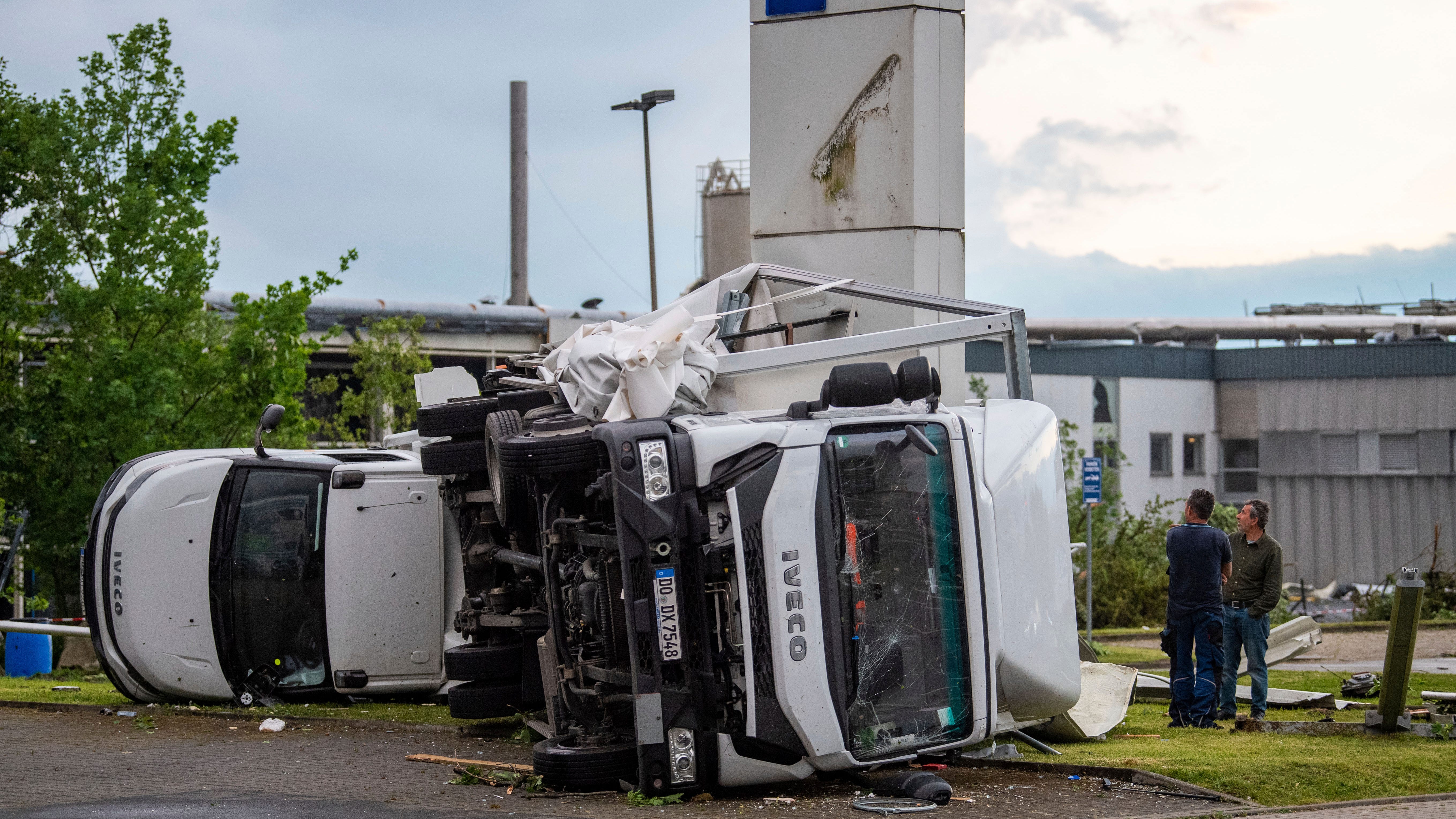 Tornado hits western German city; dozens injured