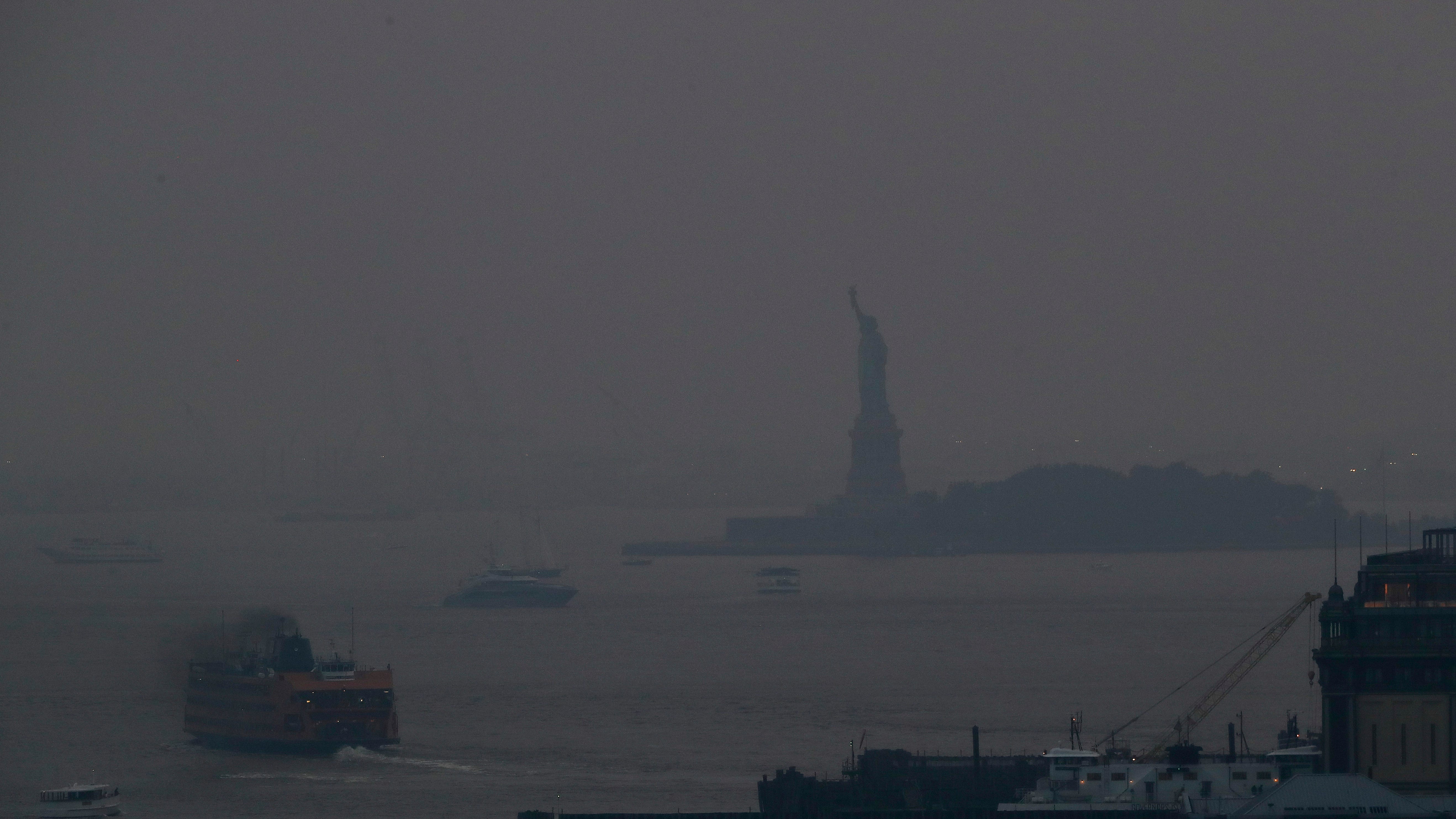 Massive wildfires in US West bring haze to East Coast