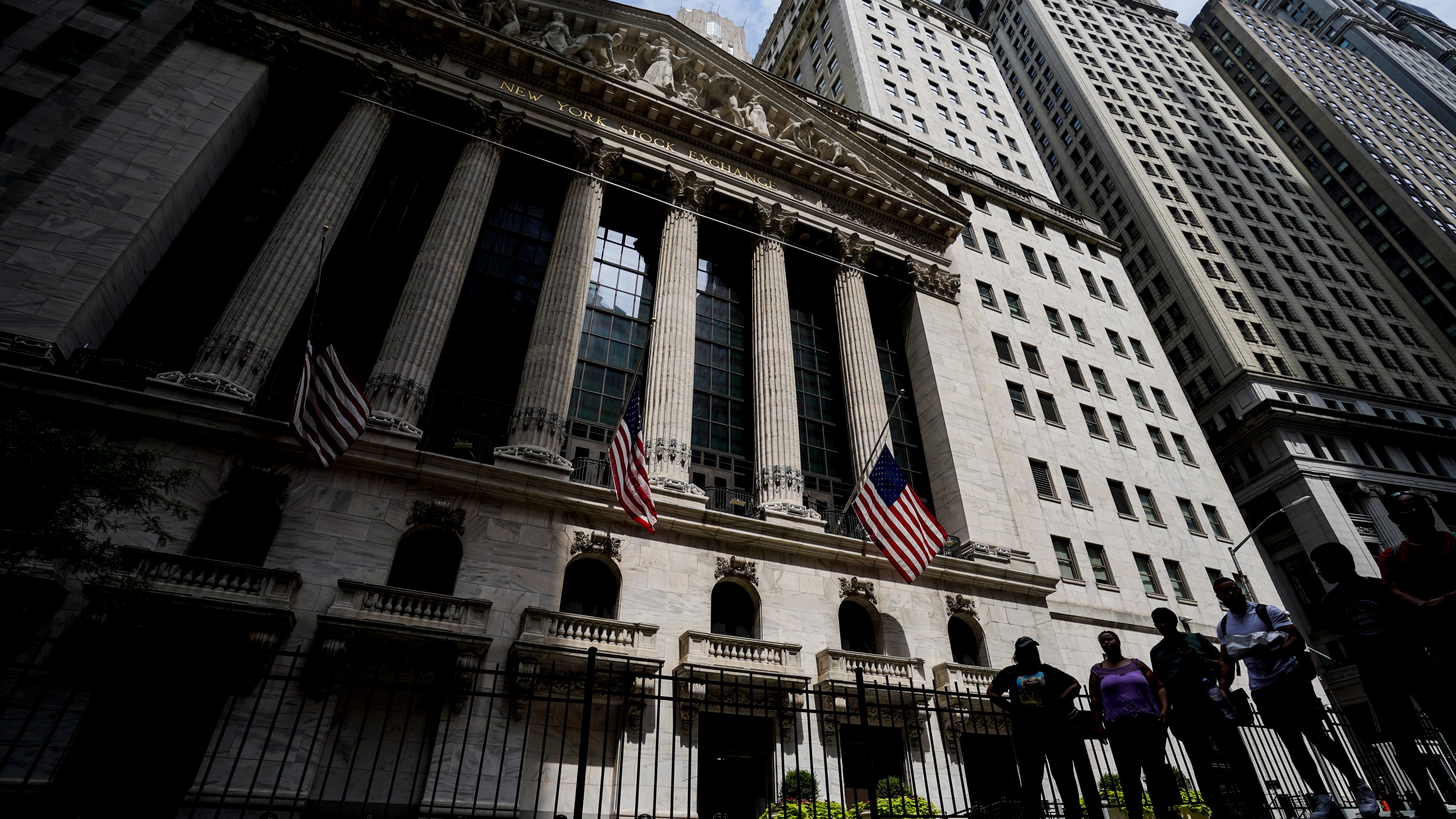 Stocks open lower on Wall Street, led by drops in technology