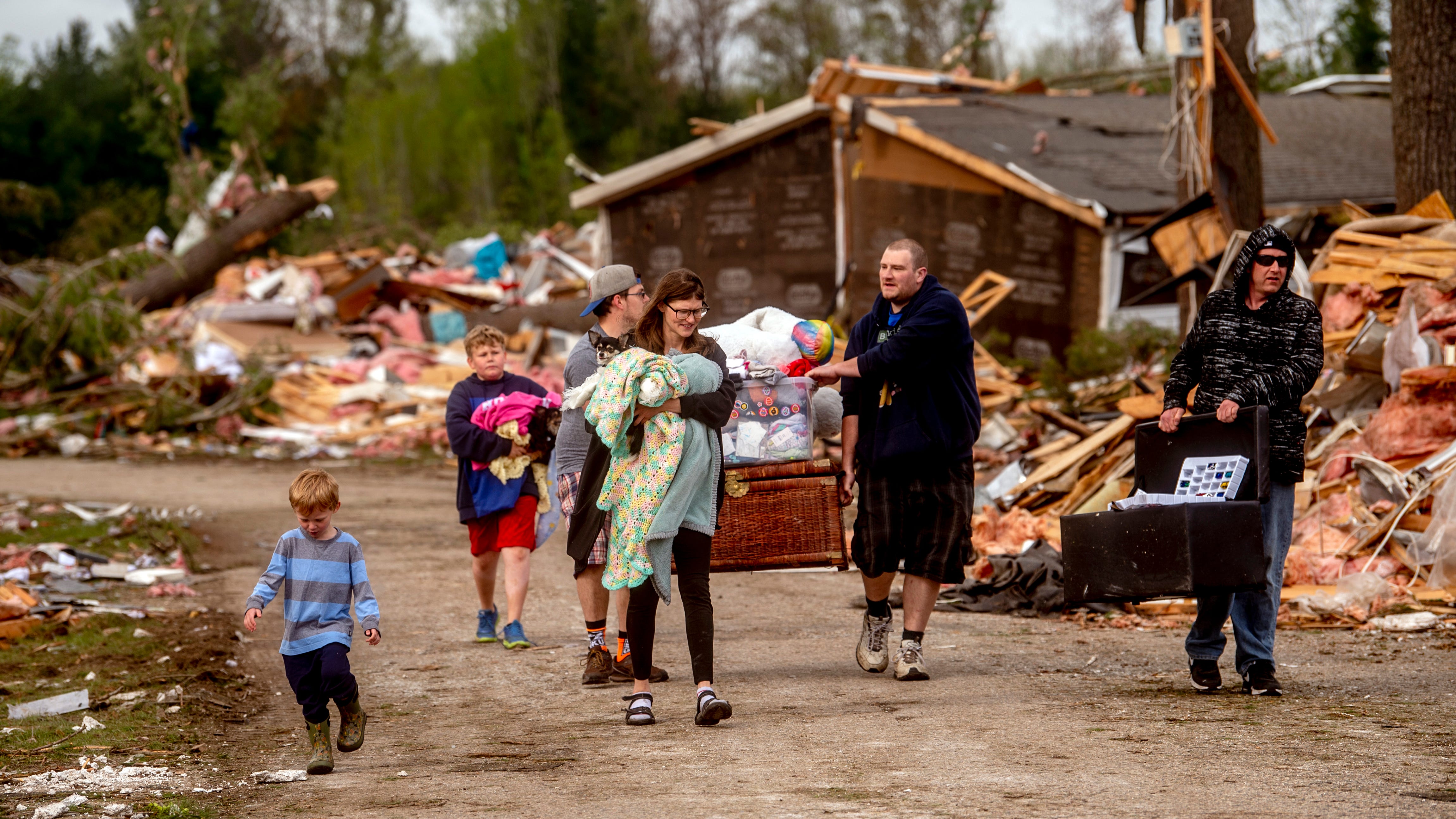 Police: Nearly all power restored in Gaylord after tornado
