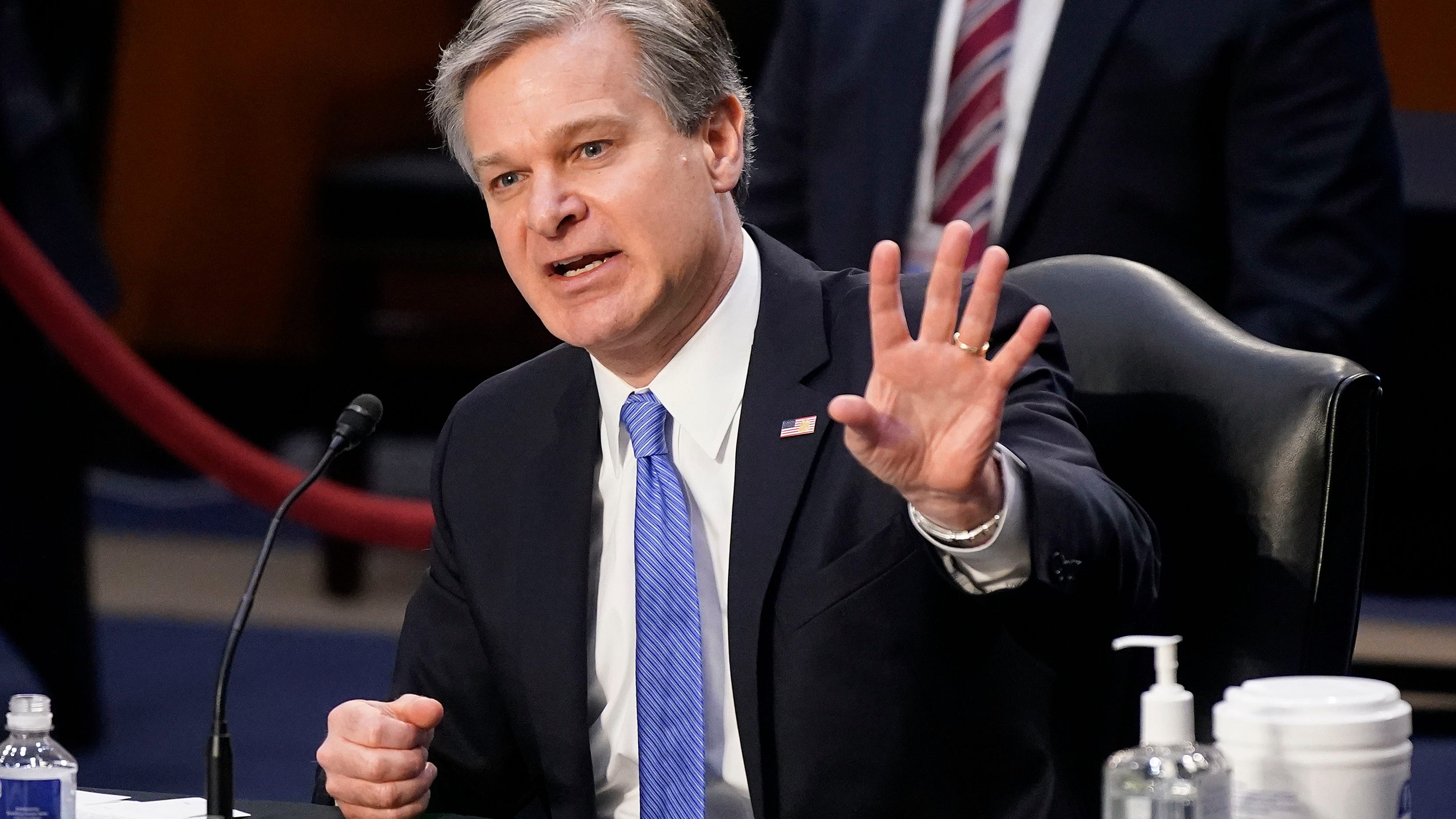 FBI chief warns violent 'domestic terrorism' growing in US