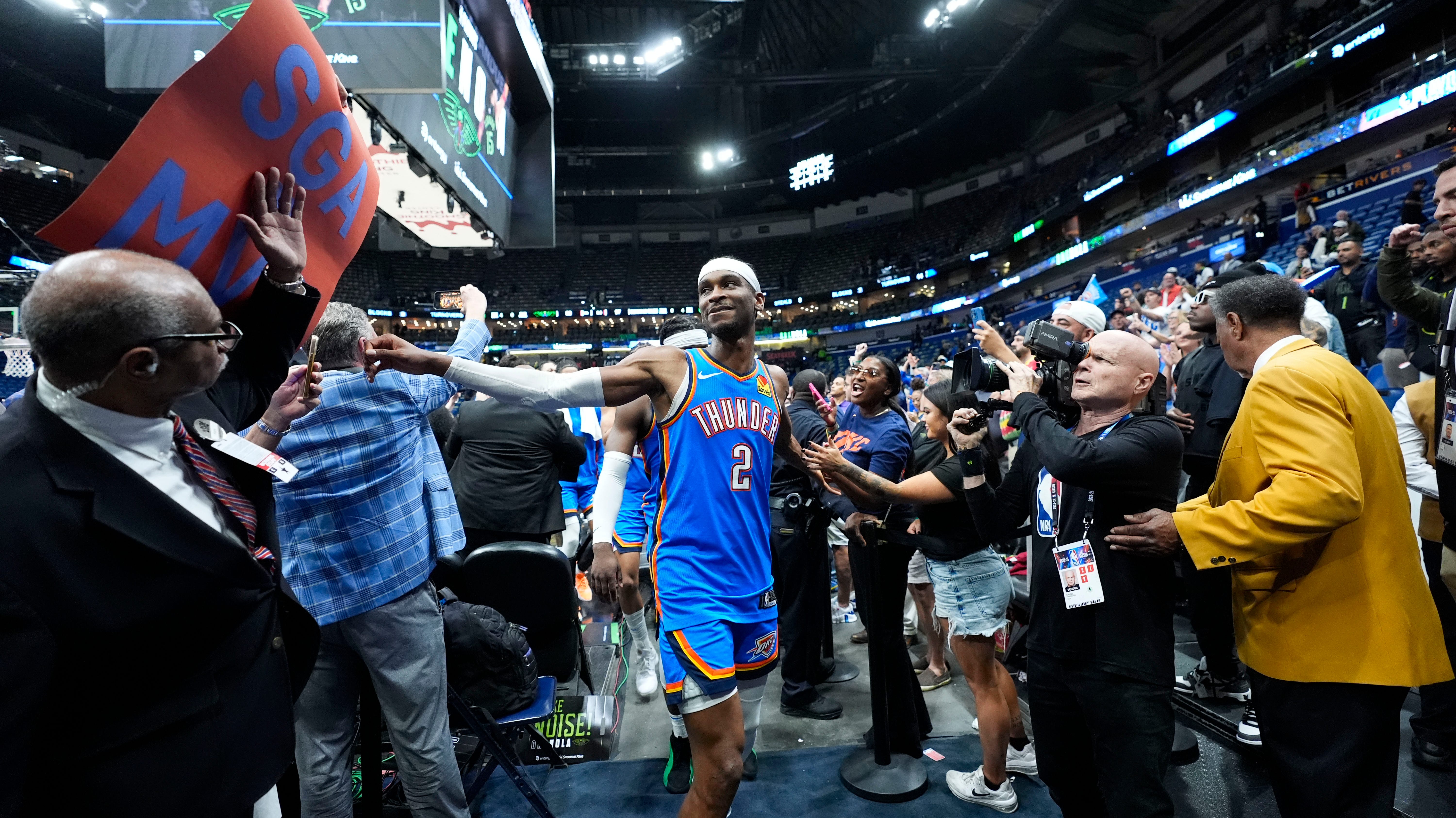Williams, Gilgeous-Alexander, lead OKC to a 97-89 Game 4 victory – and sweep of the Pelicans