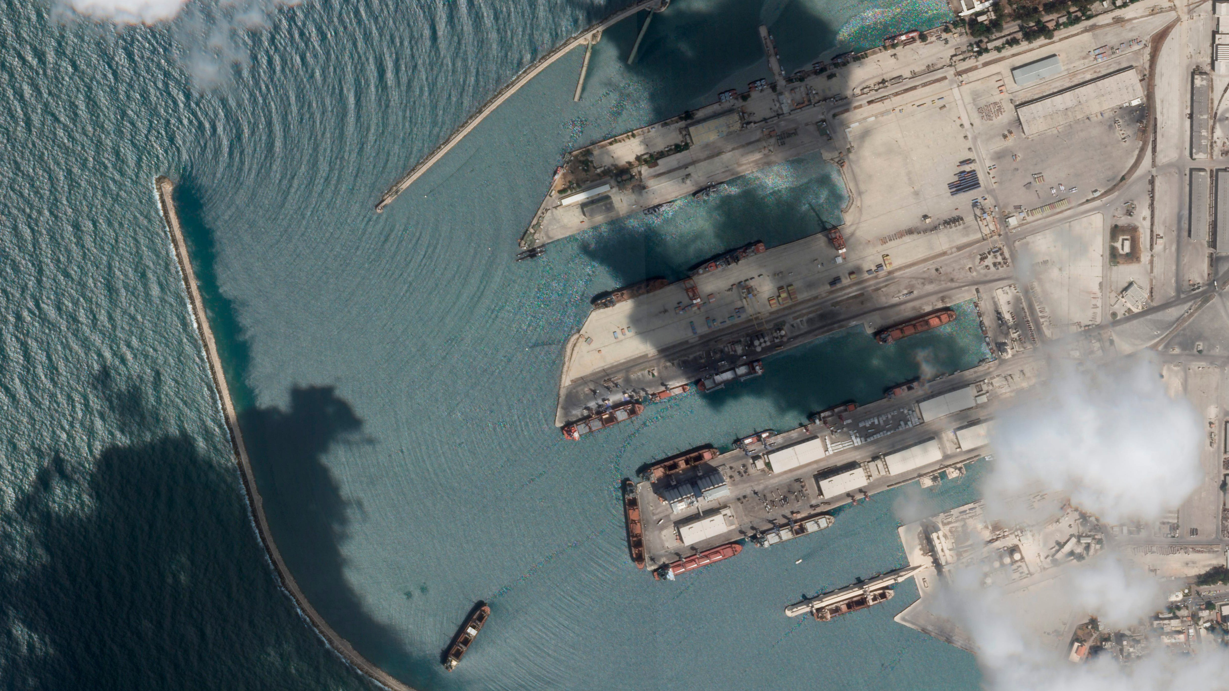 Satellite images show first ship out of Ukraine in Syria