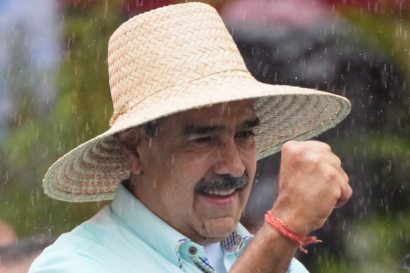 APTOPIX Venezuela Maduro Rally