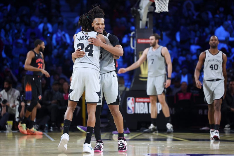 Knicks Spurs Basketball