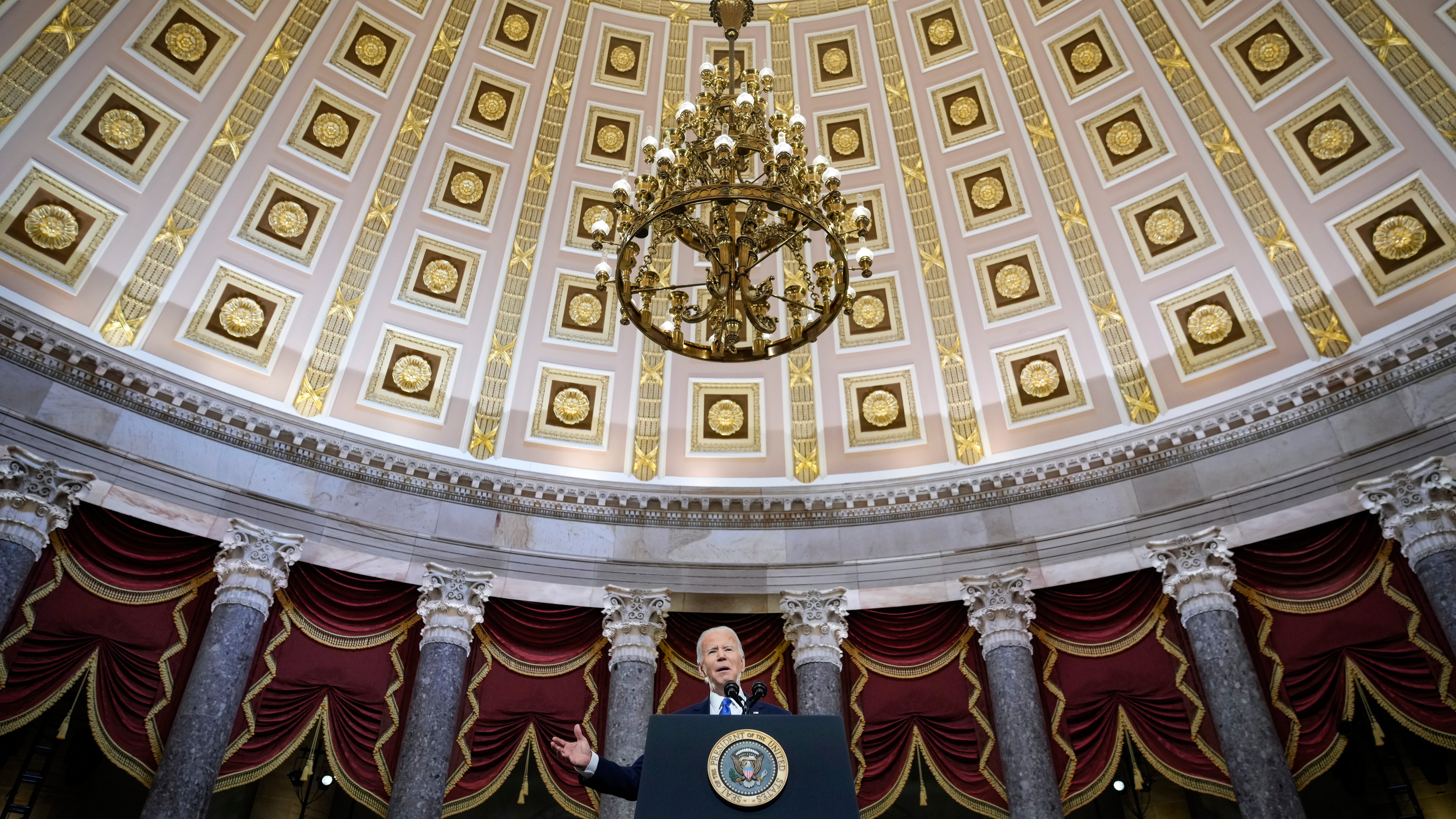 Analysis: Taking on Trump is Biden's reluctant calling 