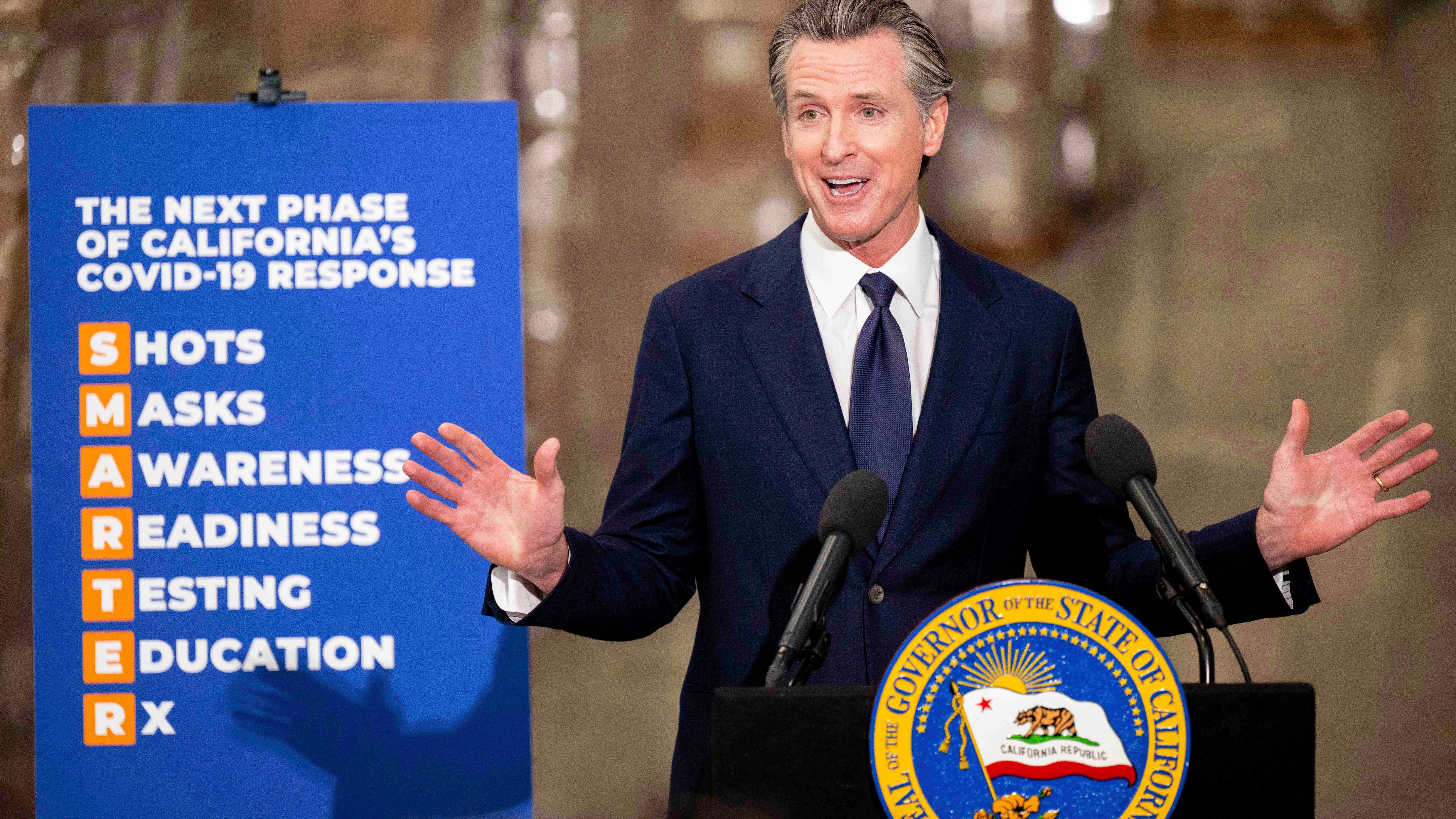 California governor ends 12 emergencies, but not for COVID