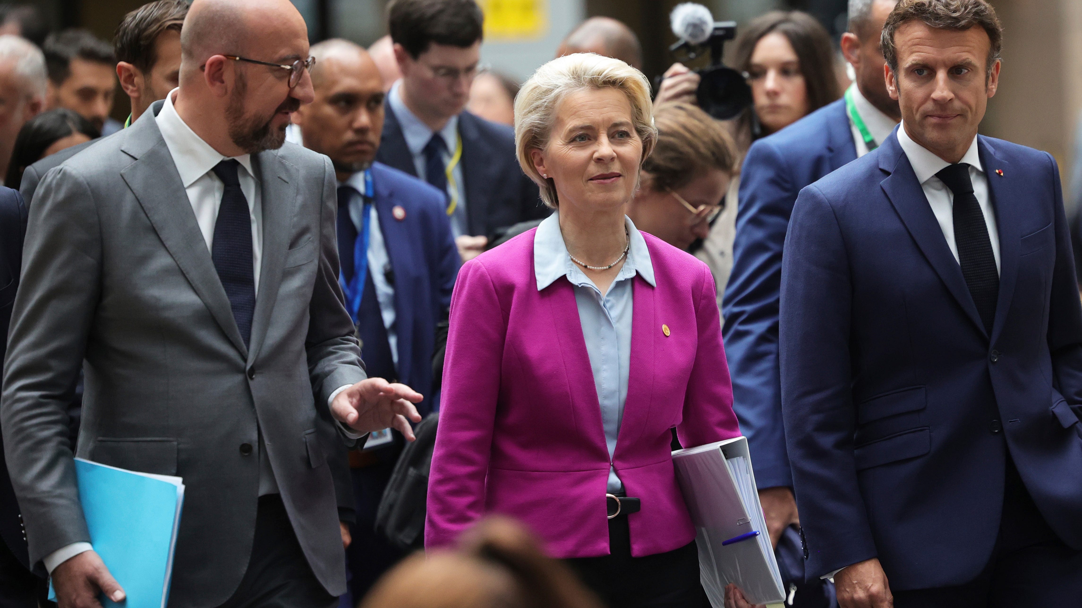 EU leaders tackle inflation, energy shocks from Russia's war
