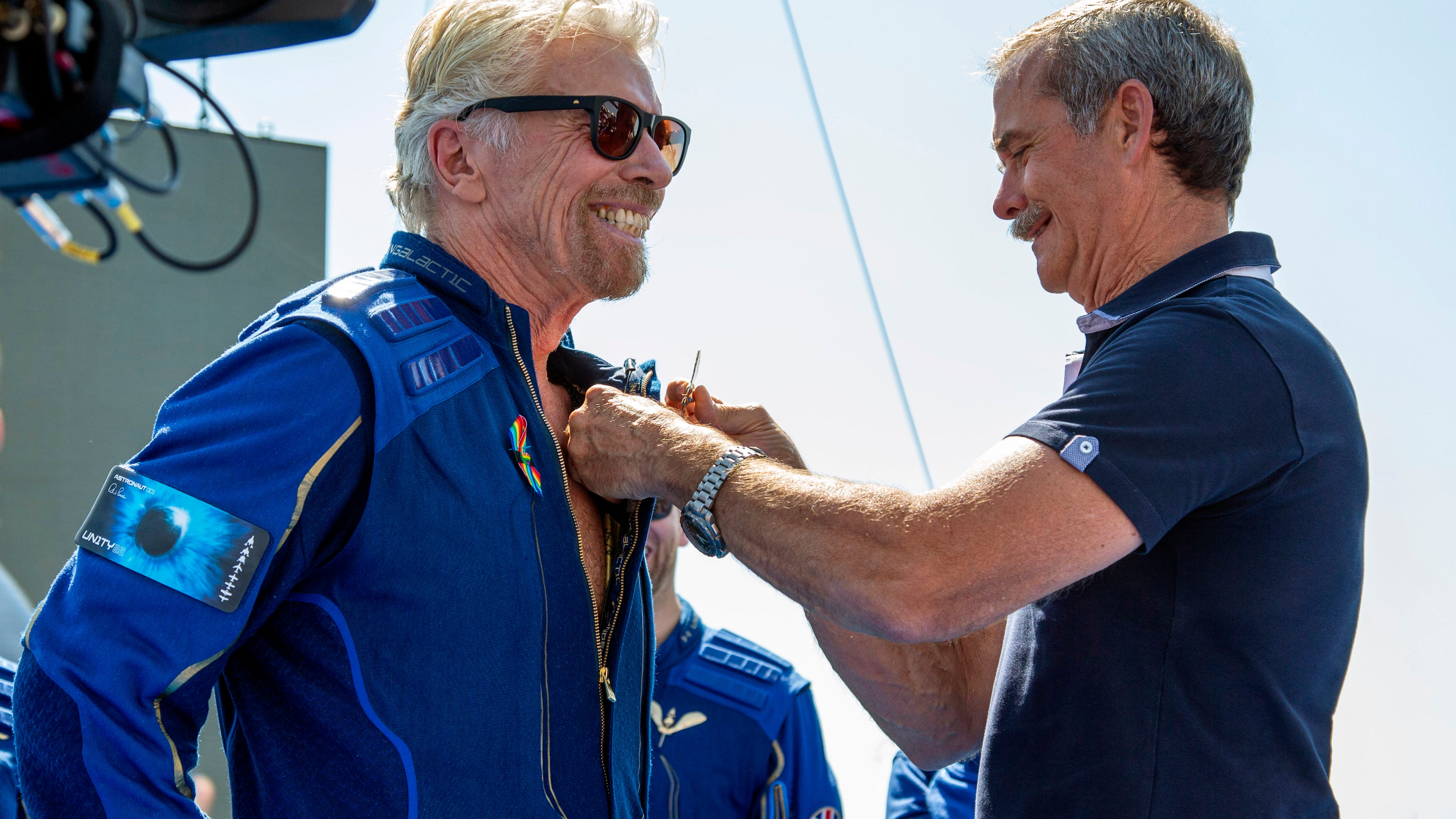 Billionaire Richard Branson reaches space in his own ship