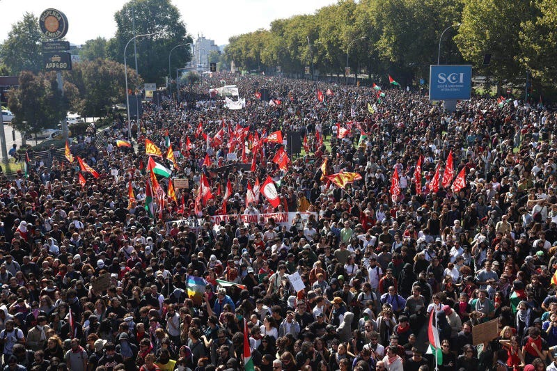 APTOPIX Italy Gaza Protest