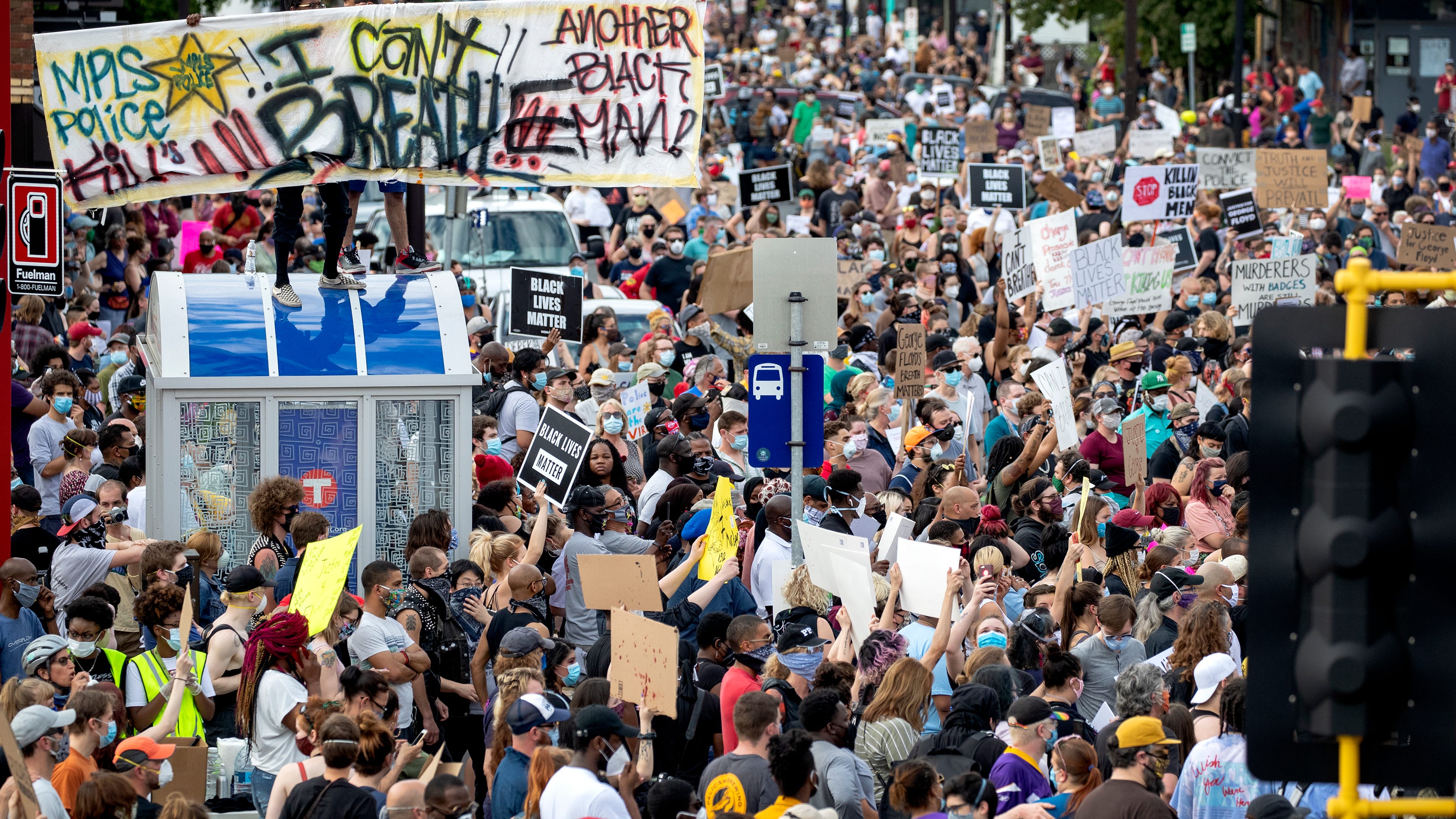 Minneapolis settles with 12 hurt in George Floyd protests