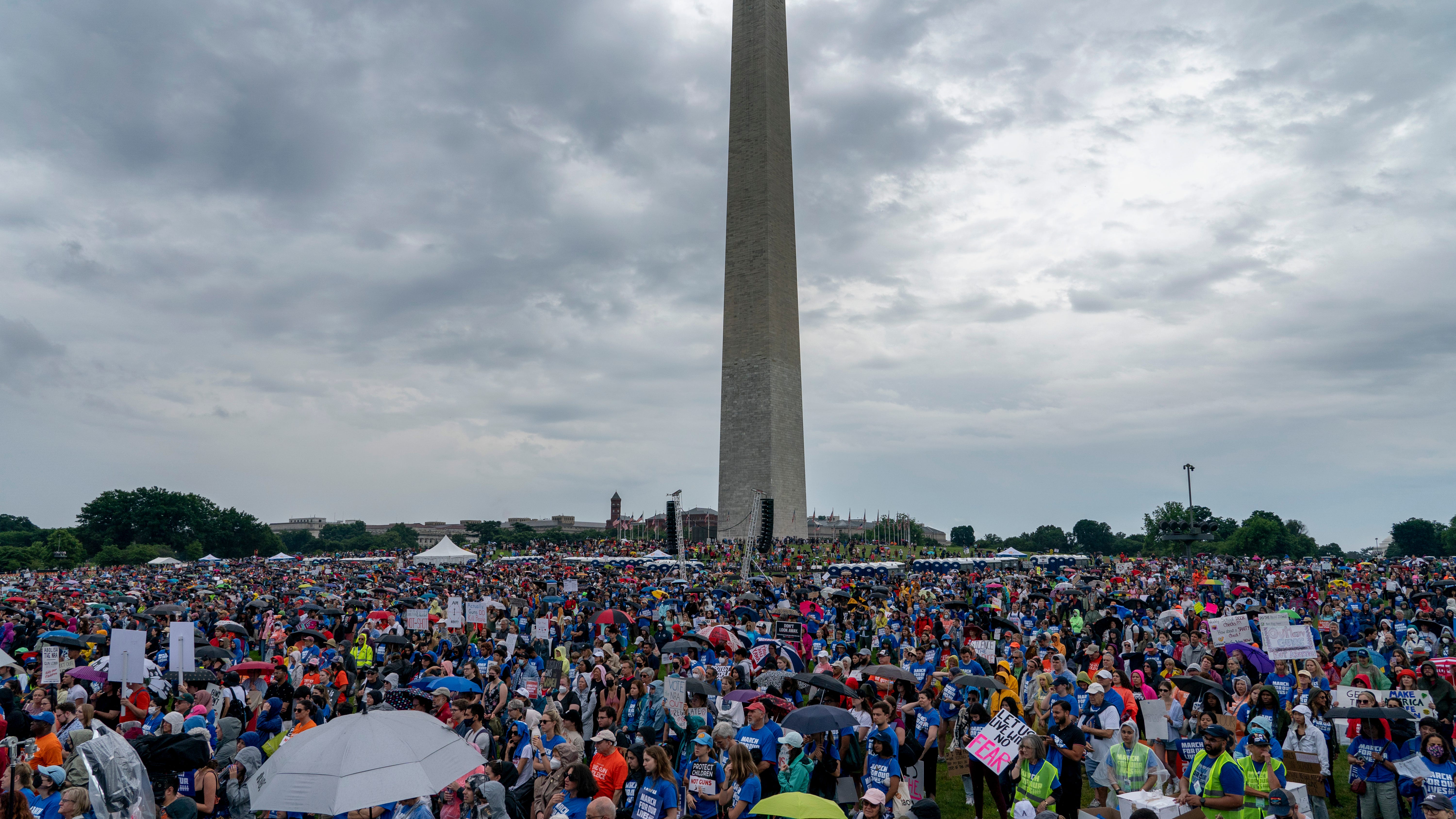 'Enough is enough': Thousands demand new gun safety laws