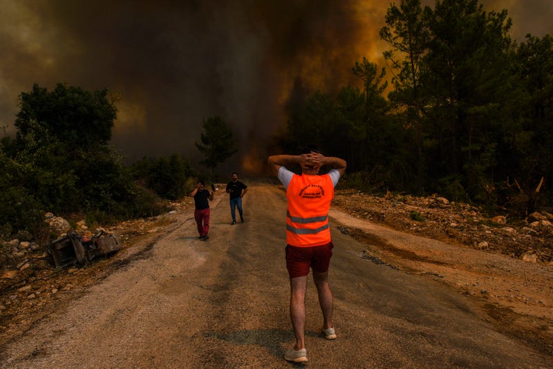 APTOPIX Turkey Wildfire