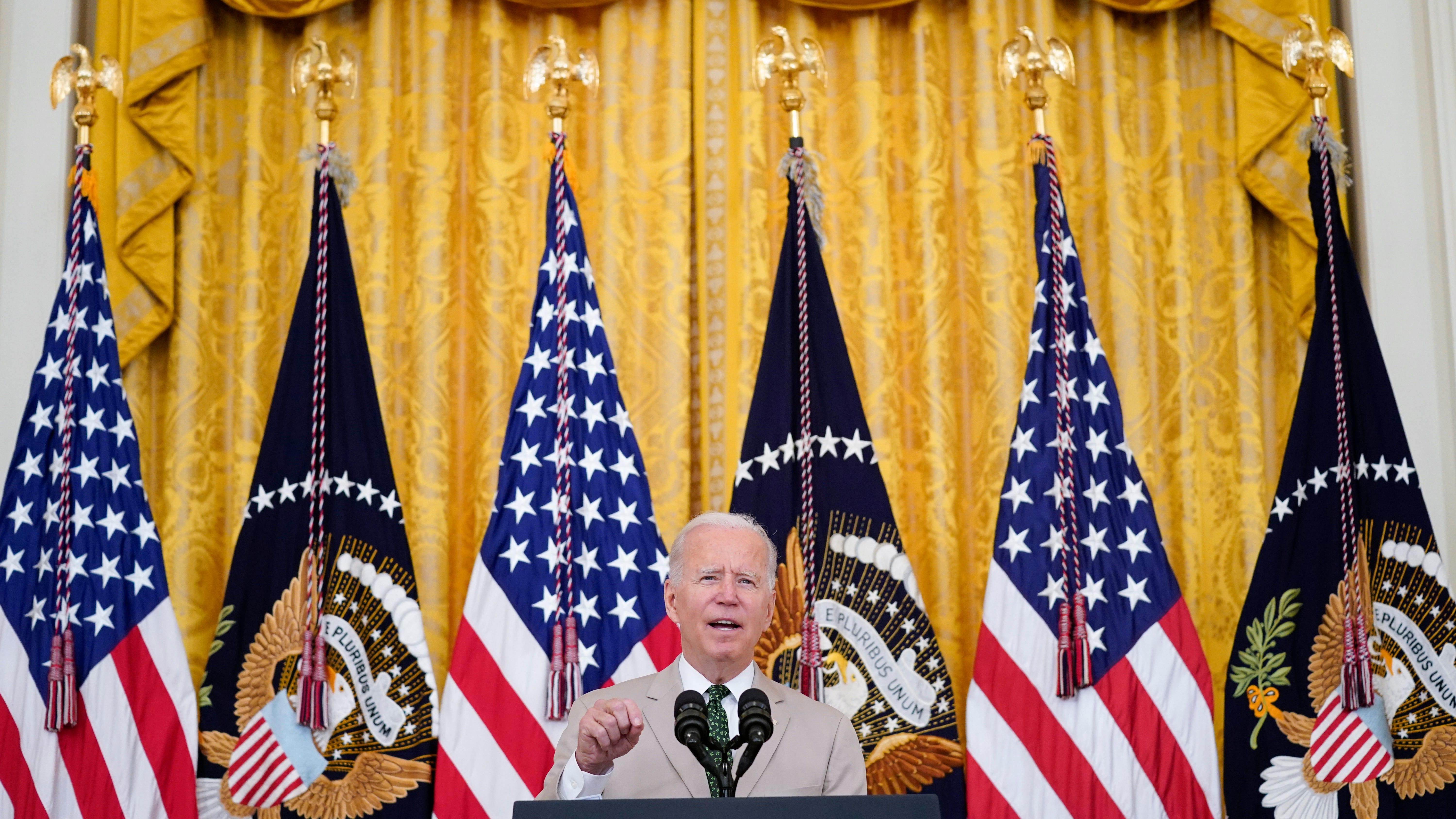 Biden nudges Senate over 'historic' $1T infrastructure bill