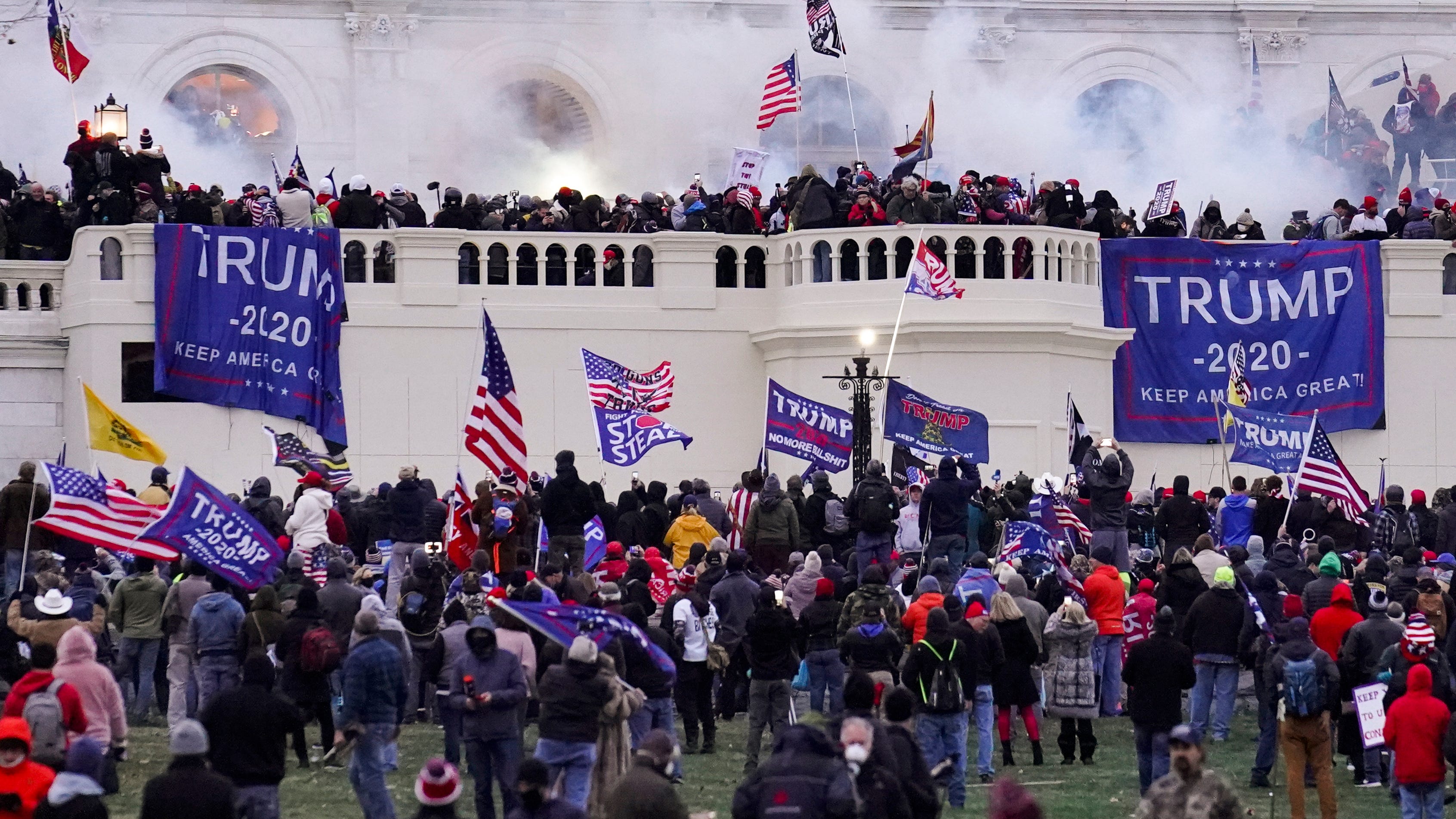 Coworkers: Man charged in Capitol riot had a Hitler mustache