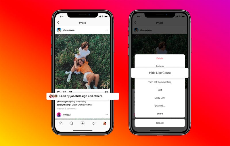 Facebook Instagram Hiding Like Counts