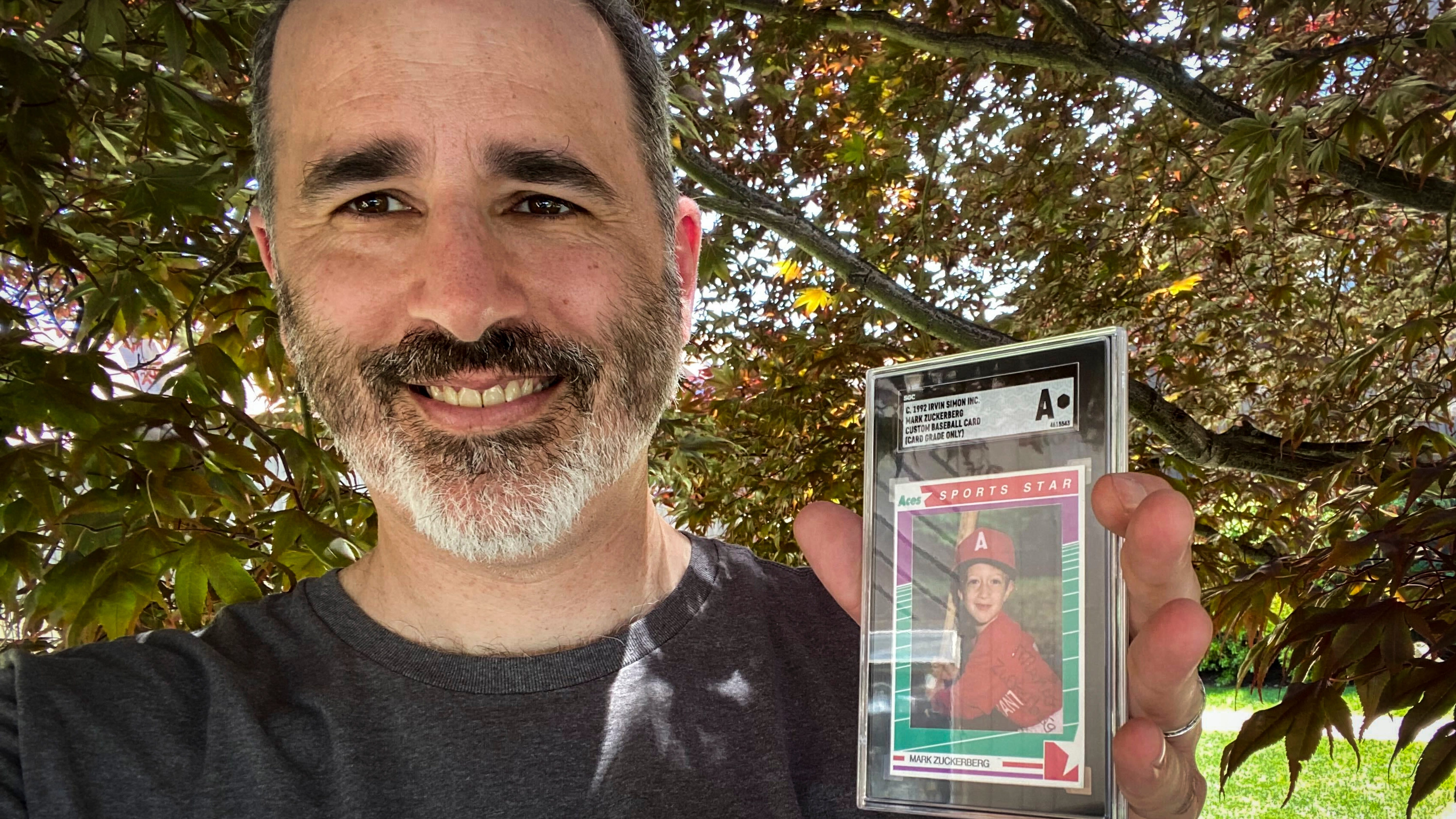How much is Zuckerberg worth? Card collector could find out