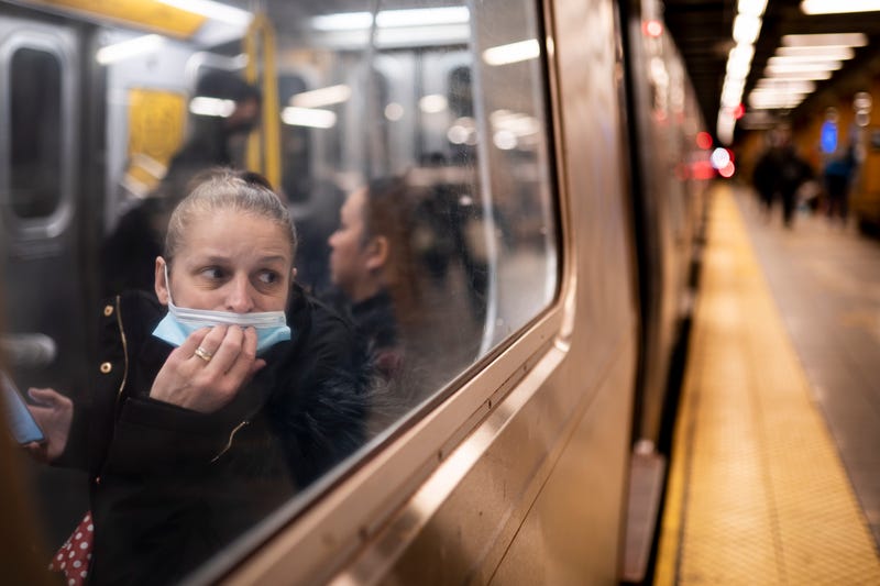 APTOPIX Subway Shooting