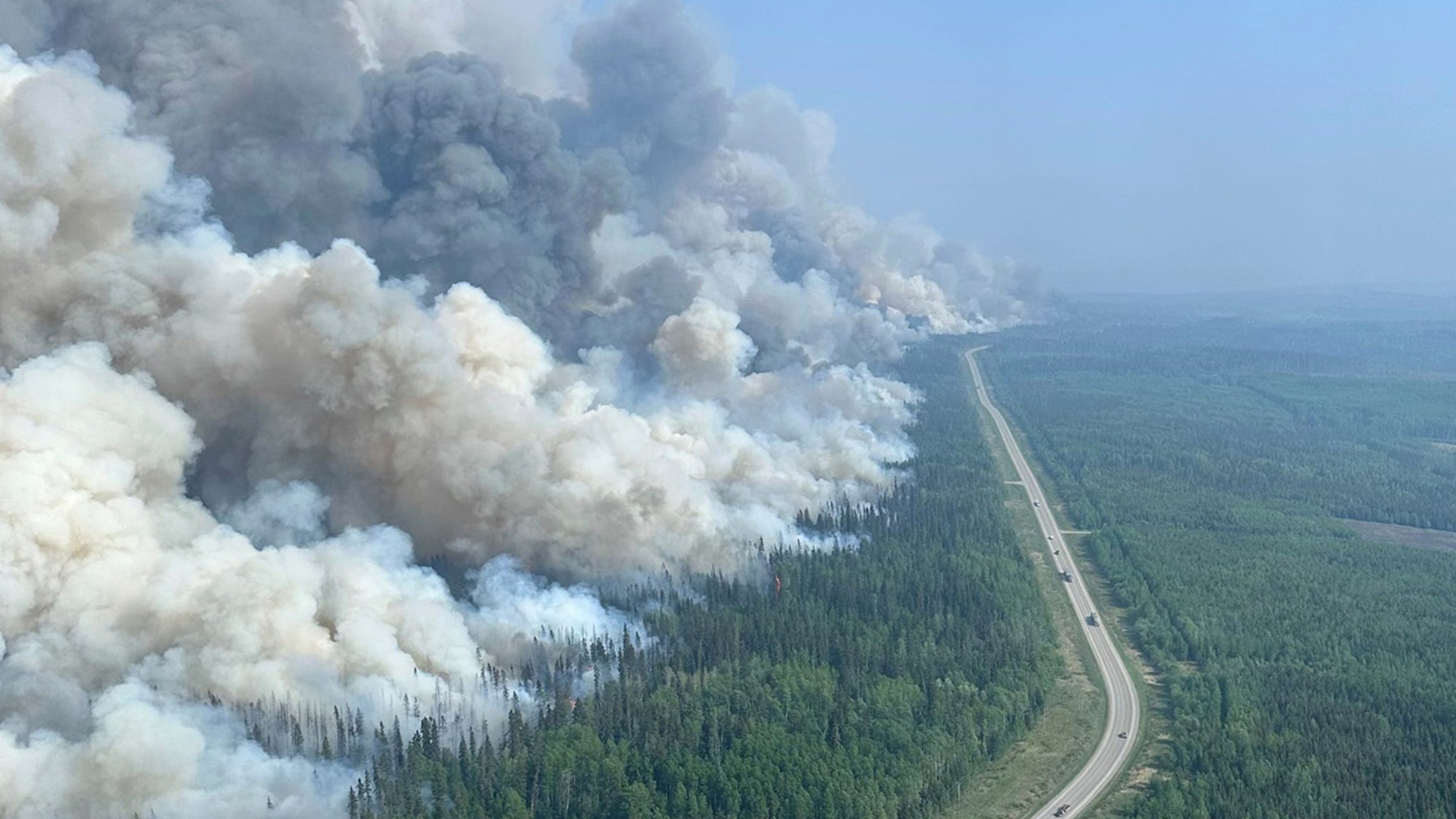 Wildfire on Canada's Atlantic coast forces evacuation of 16,000 people