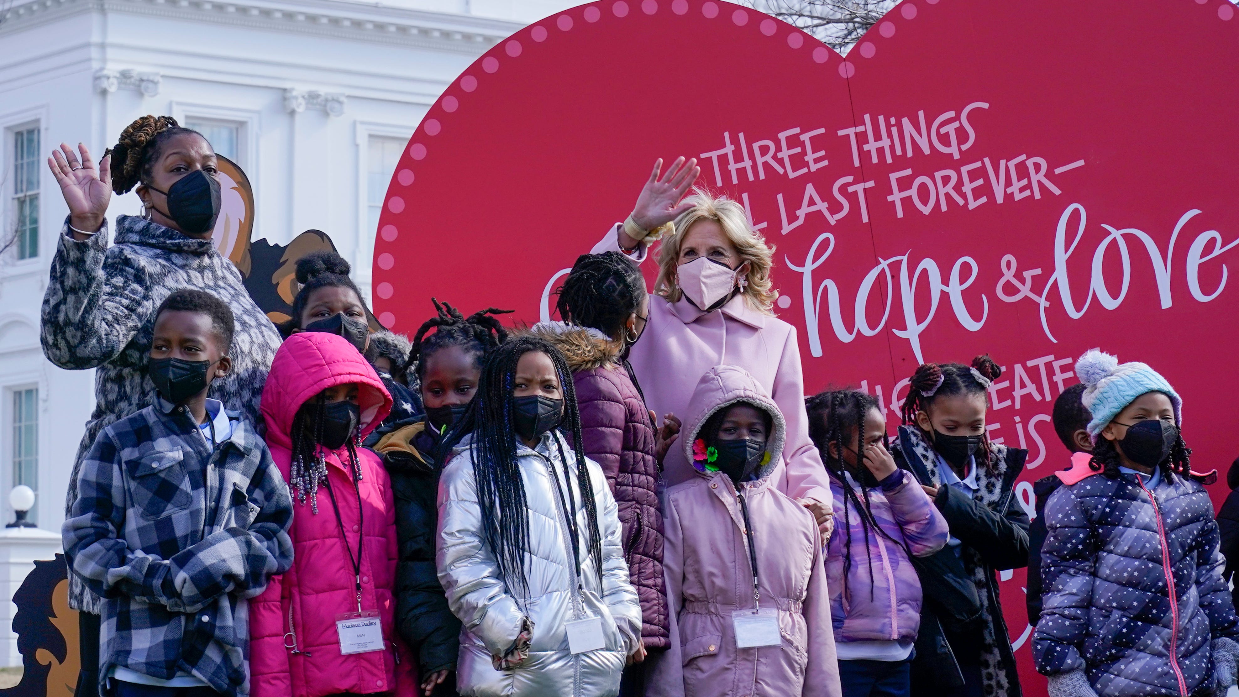 Jill Biden turns Valentine's Day into lesson for 2nd graders