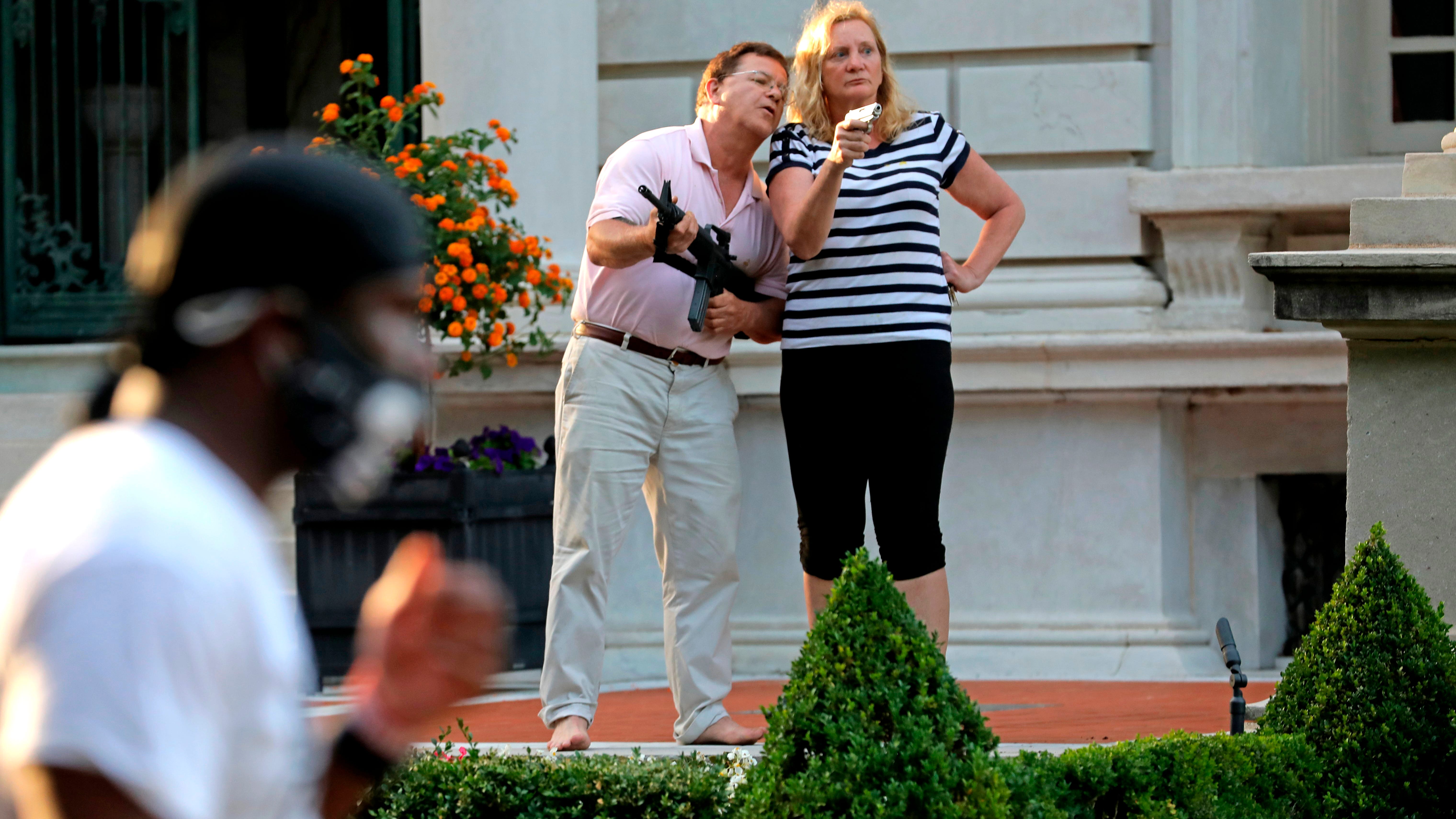 After pardon from governor, McCloskeys want their guns back