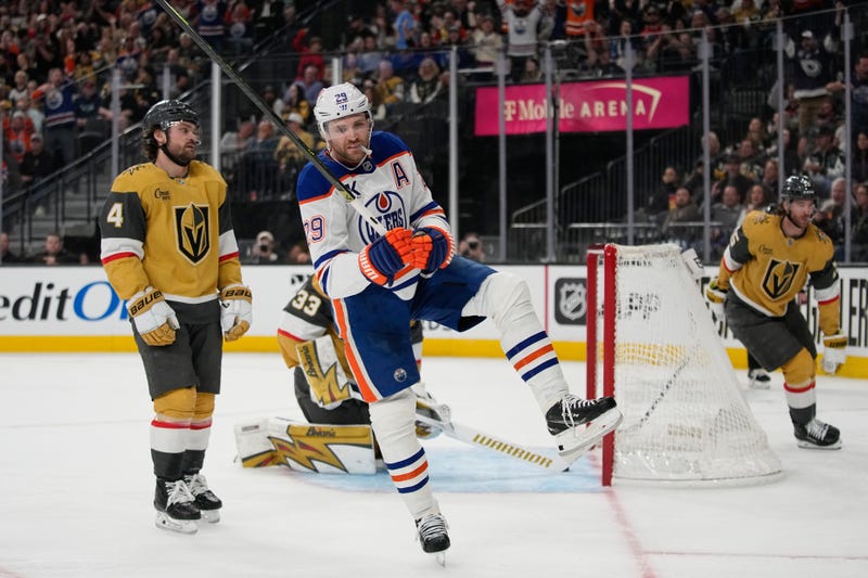 Oilers Golden Knights Hockey