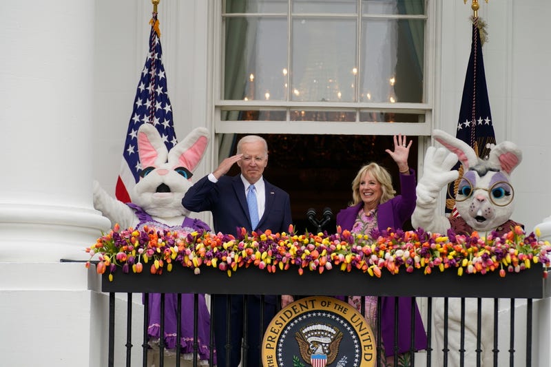 APTOPIX Biden Egg Roll