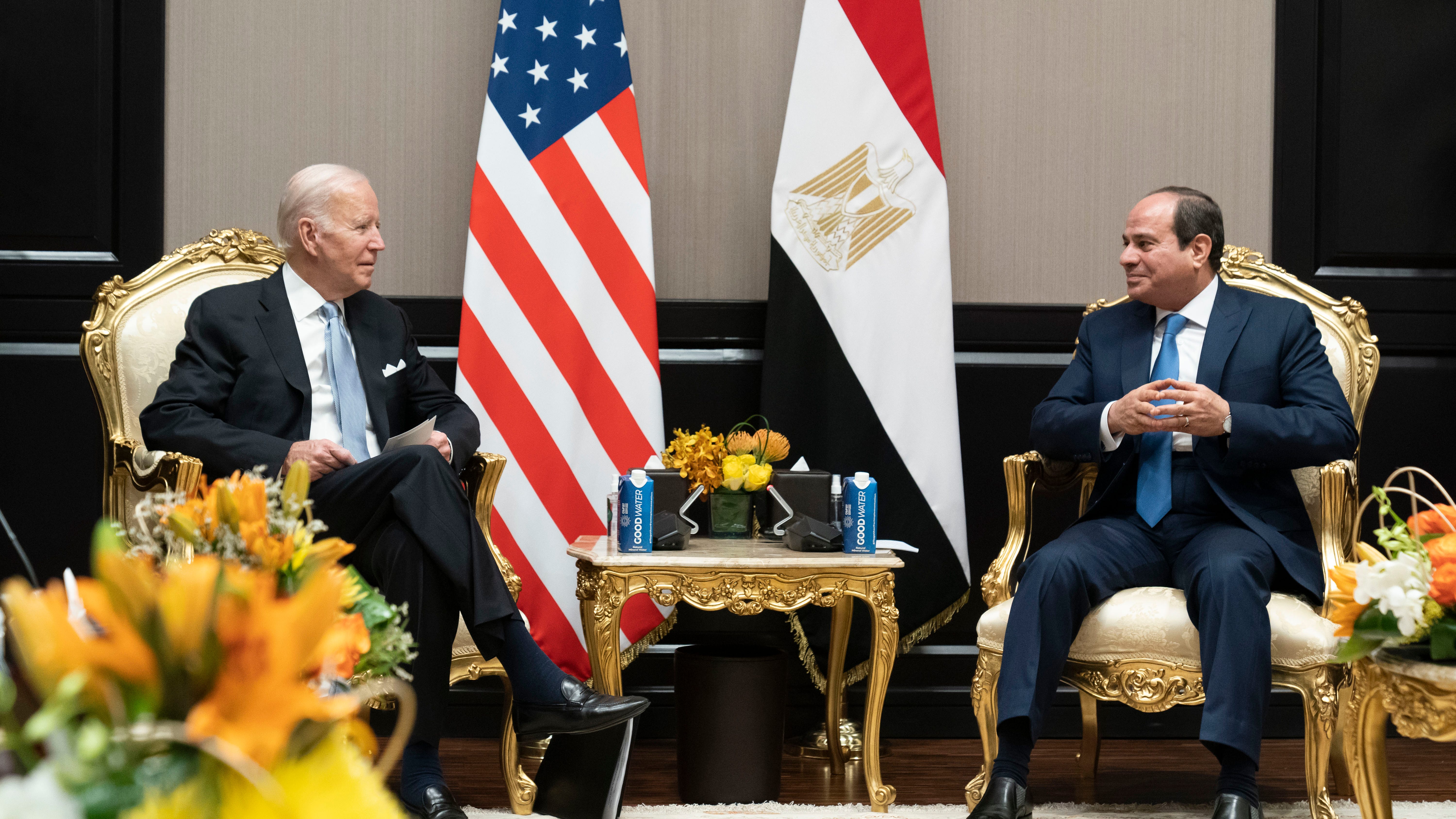 Biden arrives in Egypt to attend UN climate conference