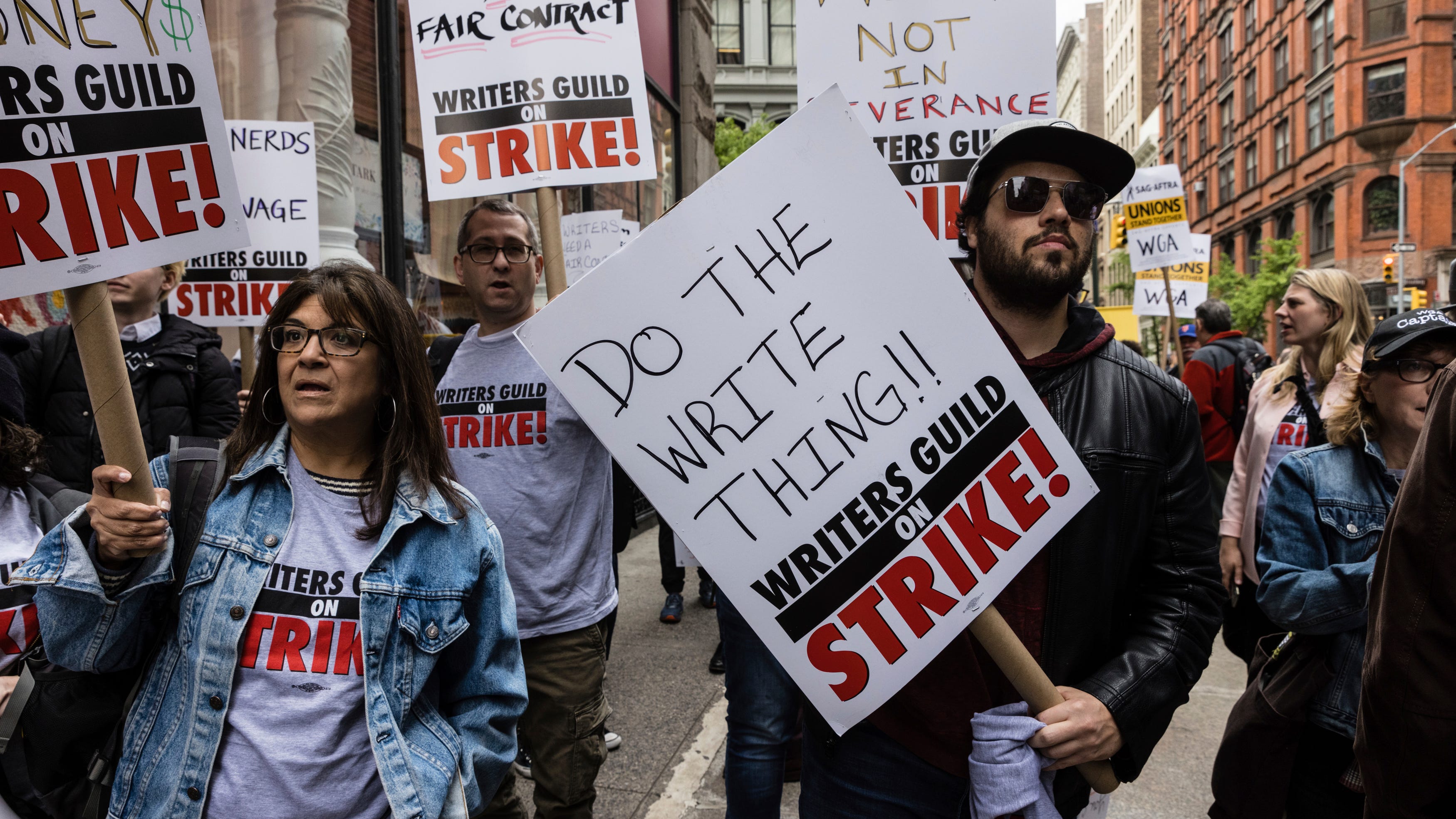 Writers strike looks to be a long fight, as Hollywood braces