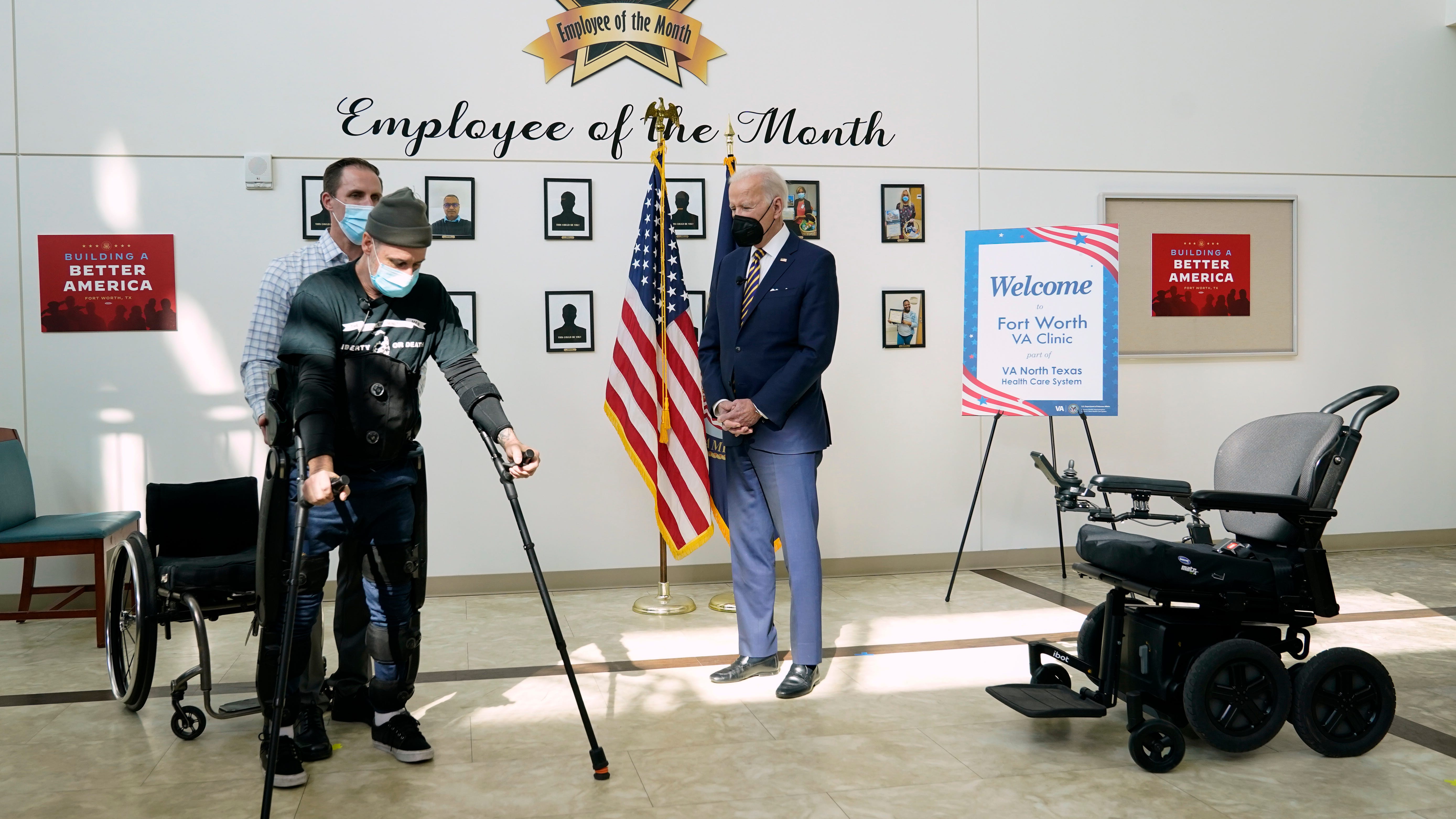 'The best of us': Biden promises improved care for veterans