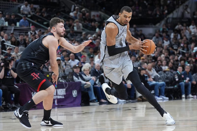 APTOPIX Rockets Spurs Basketball