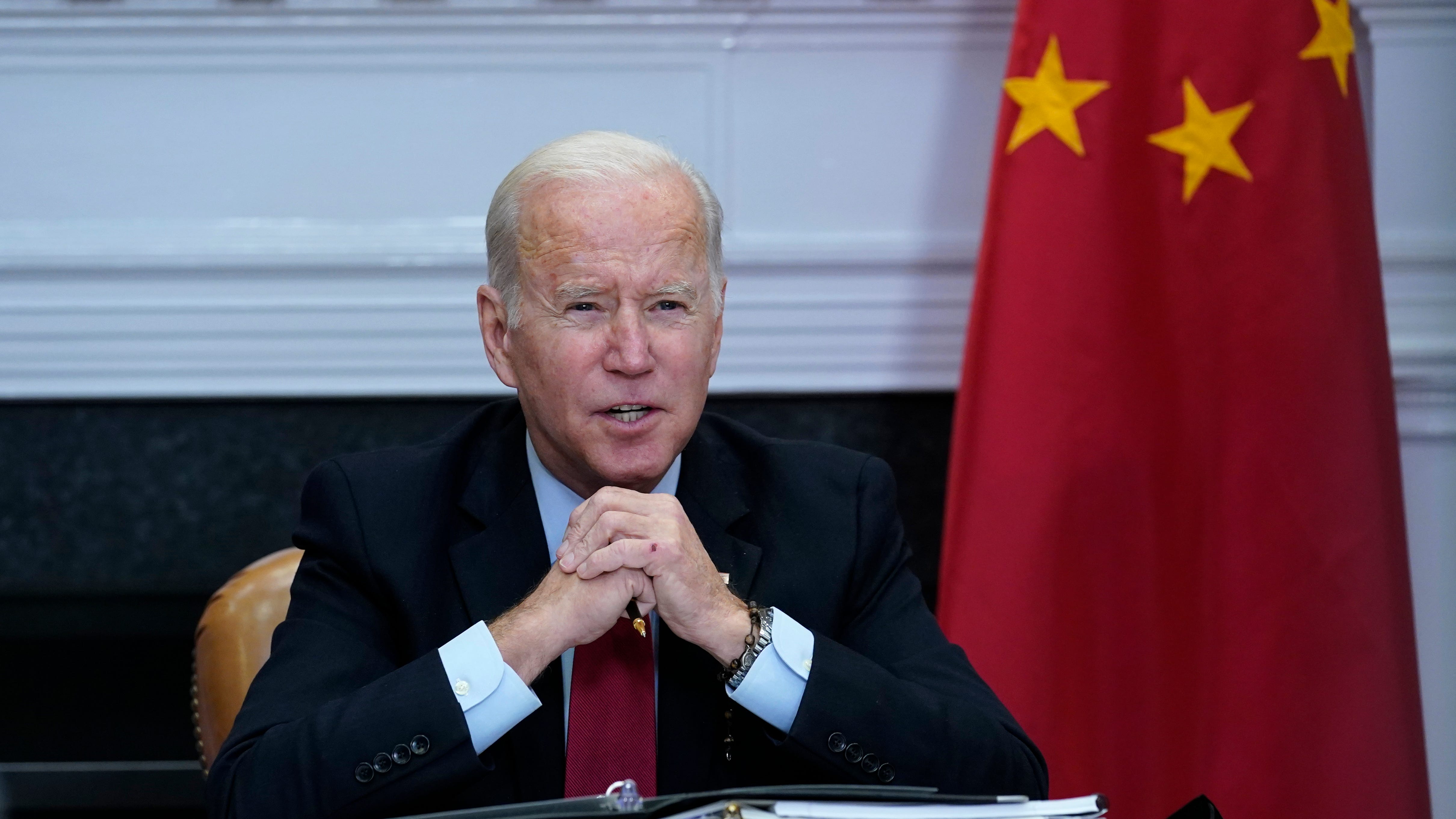 Biden sounds alarm at virtual summit about global democracy