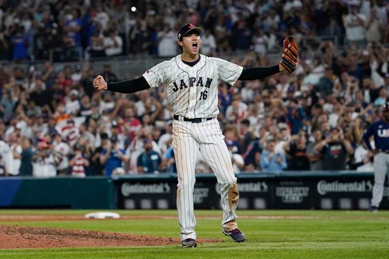 APTOPIX WBC Baseball US Japan