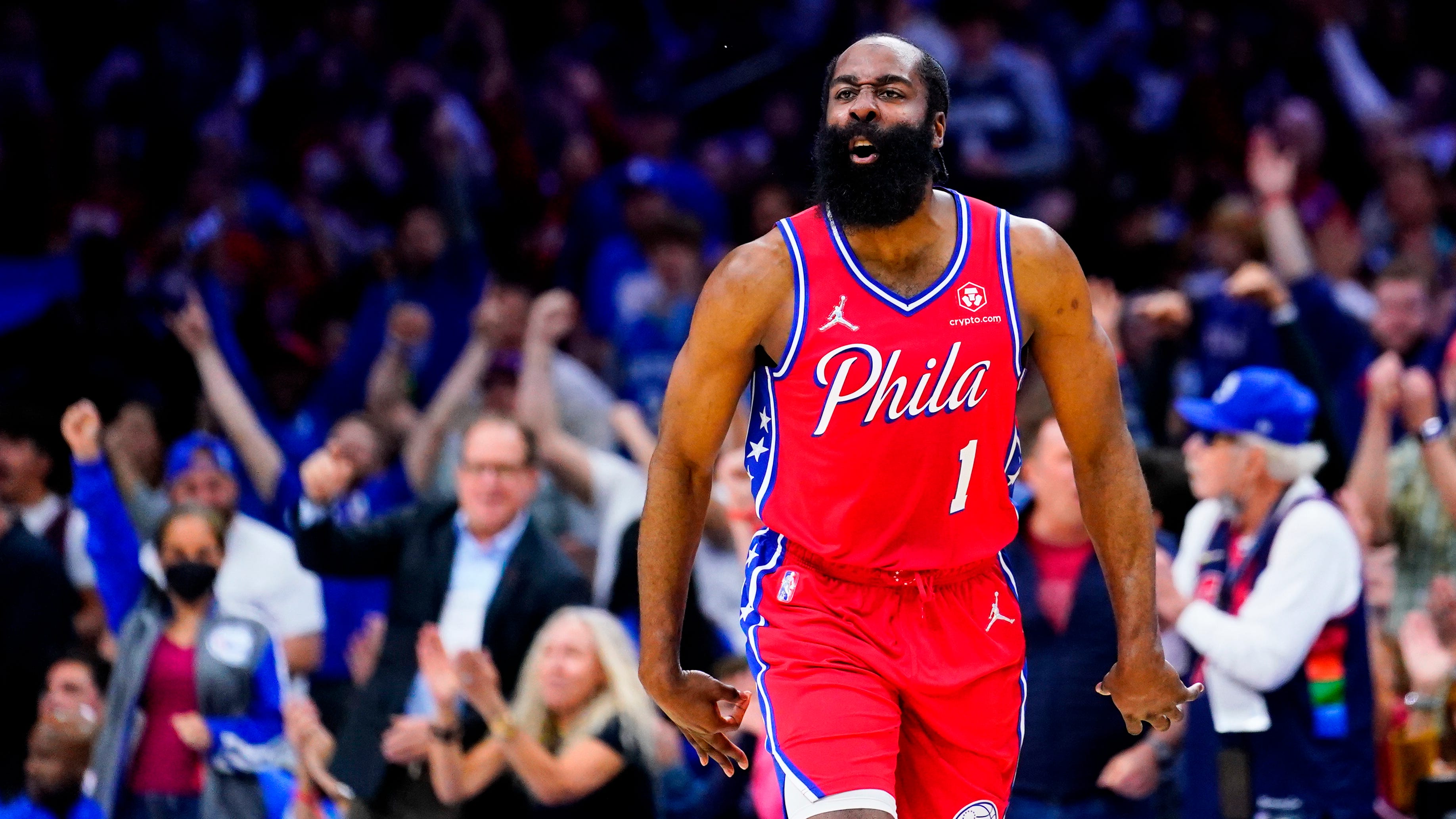 Harden, Embiid power 76ers past Heat, even series 2-2
