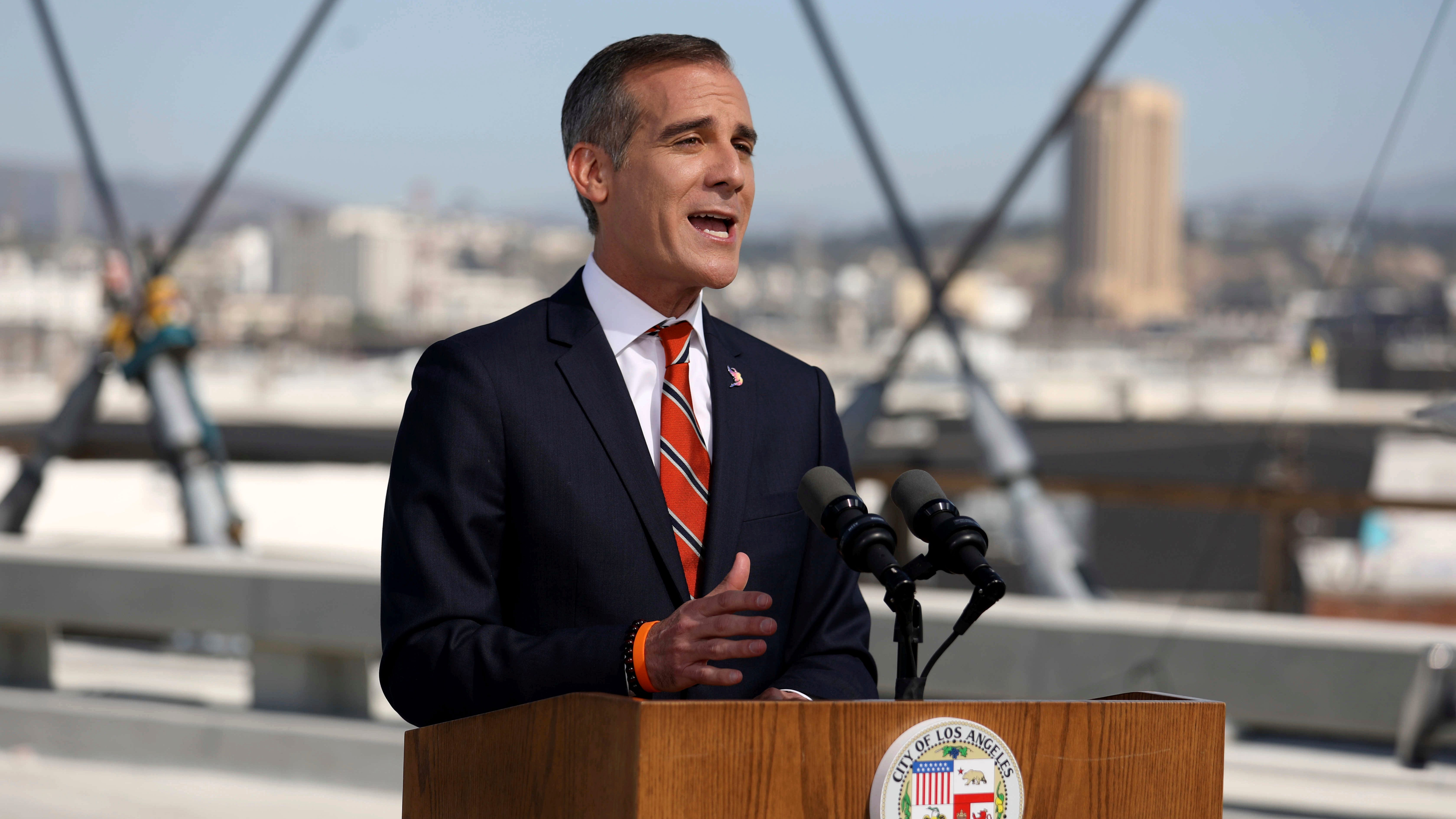 Mayor in troubled LA wants more spending for homeless, LAPD