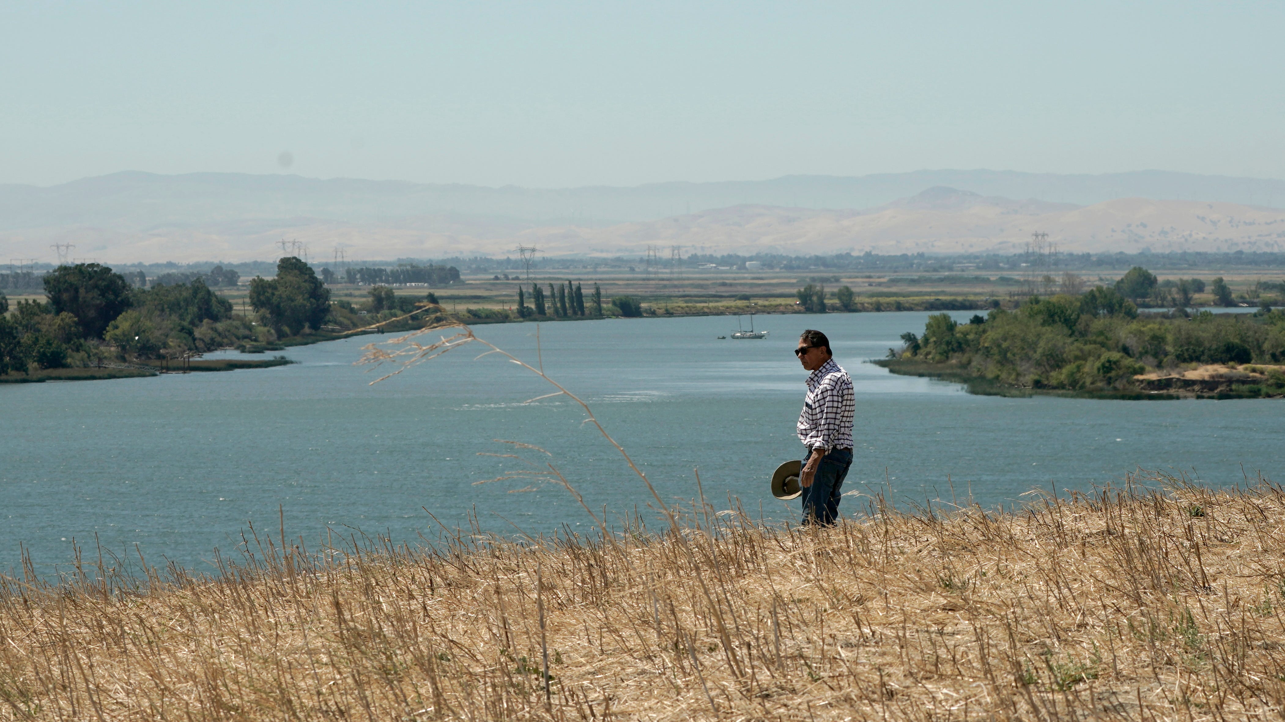 In dry California, salty water creeps into key waterways