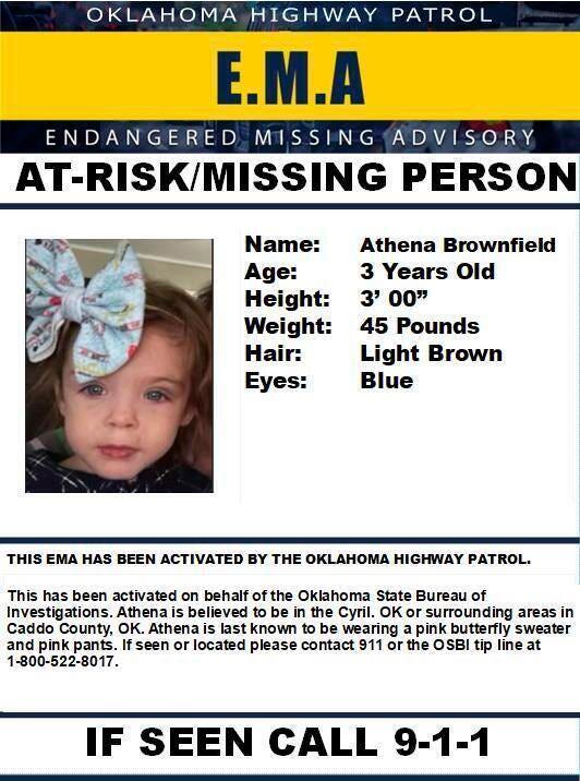 Missing Girl-Oklahoma