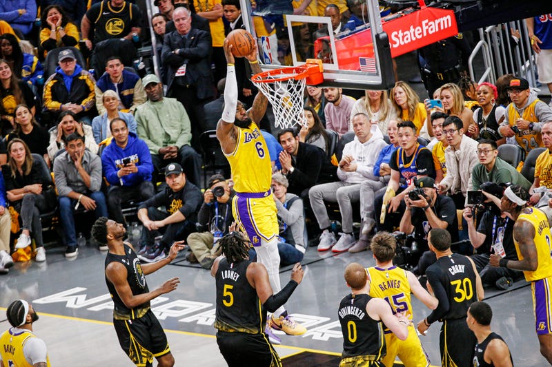 Lakers Warriors Basketball