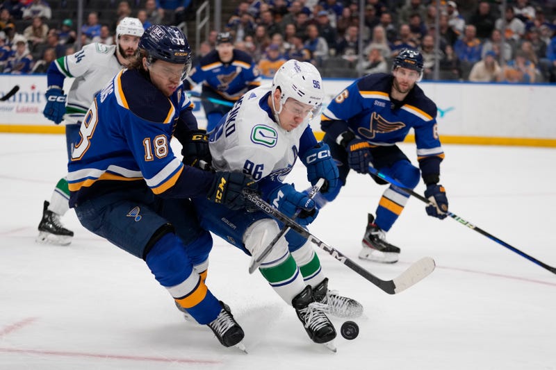 Canucks Blues Hockey