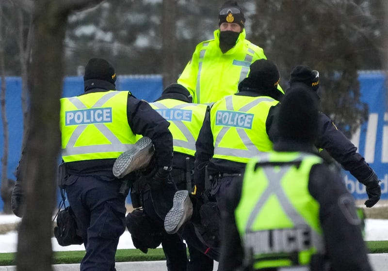 APTOPIX Virus Outbreak Canada Protests