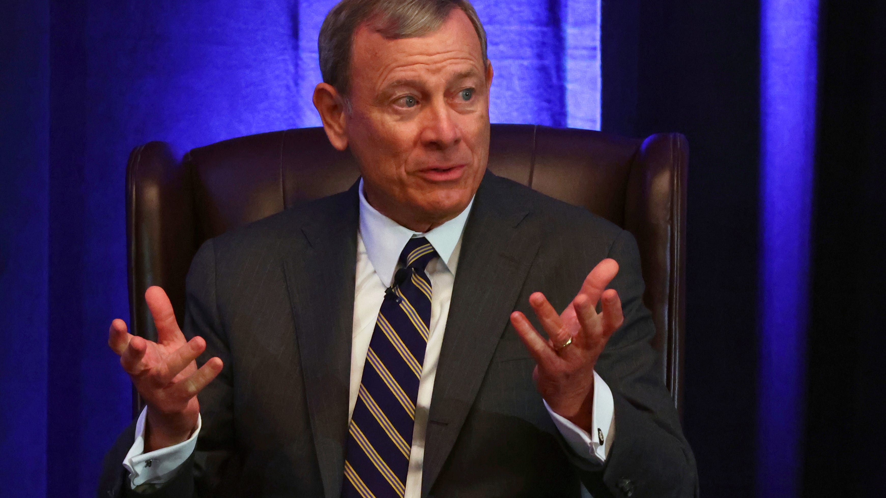 Chief Justice Roberts says judicial independence is key to checking Congress and the president