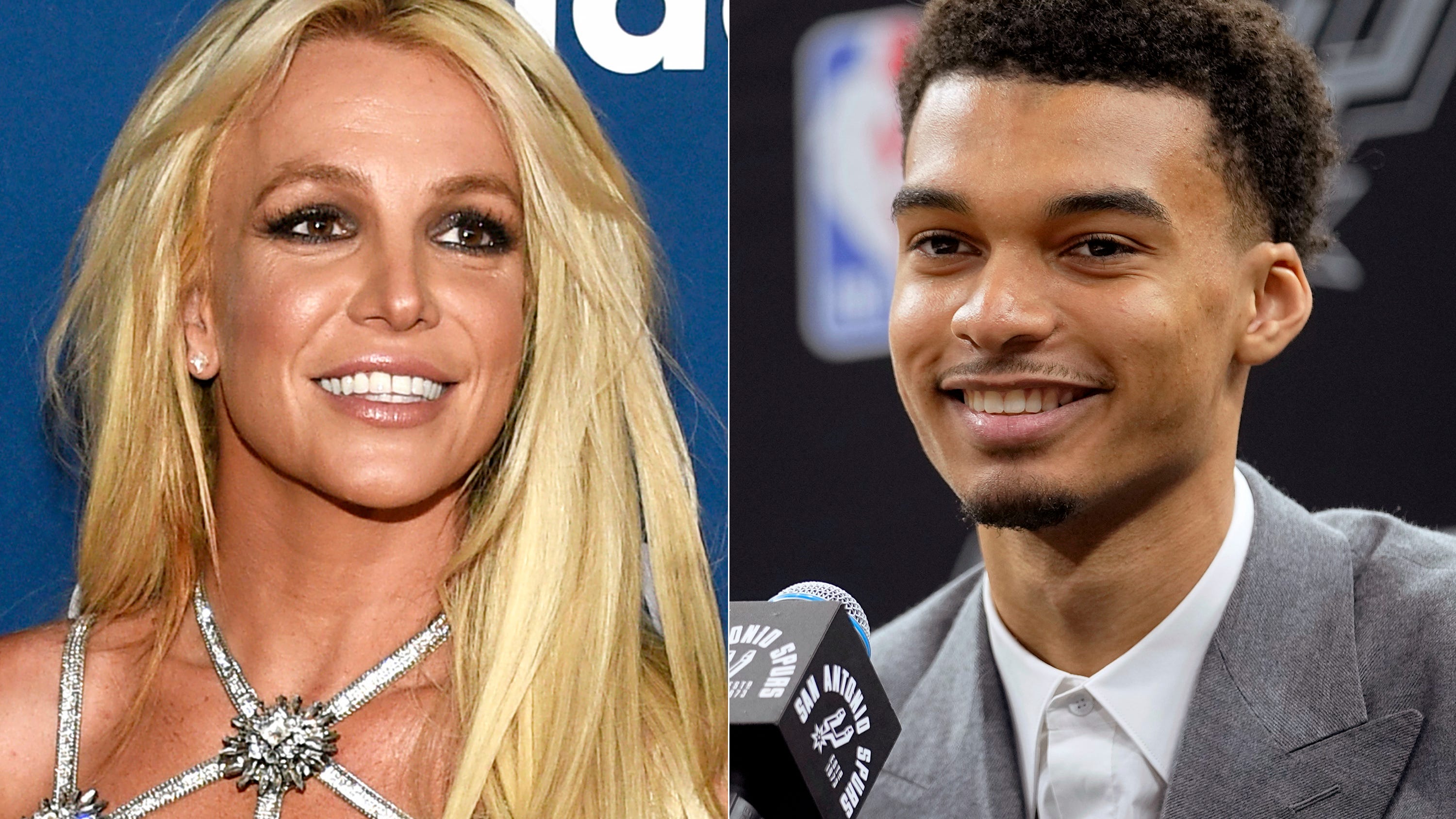 Britney Spears says Wembanyama's security struck her in Las Vegas, Spurs rookie says he was grabbed