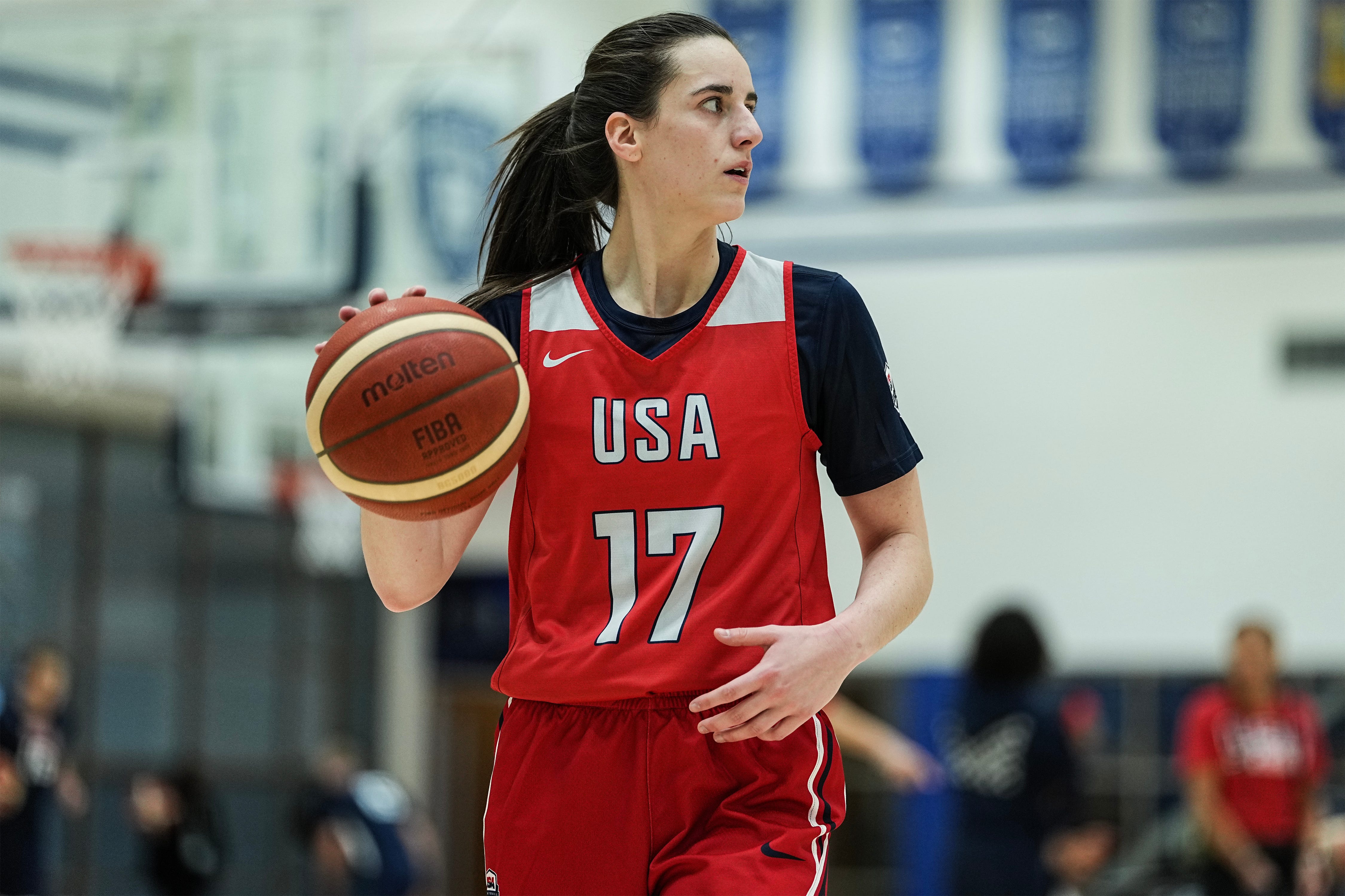 Caitlin Clark returns from injury to help US rout Senegal in qualifying tournament