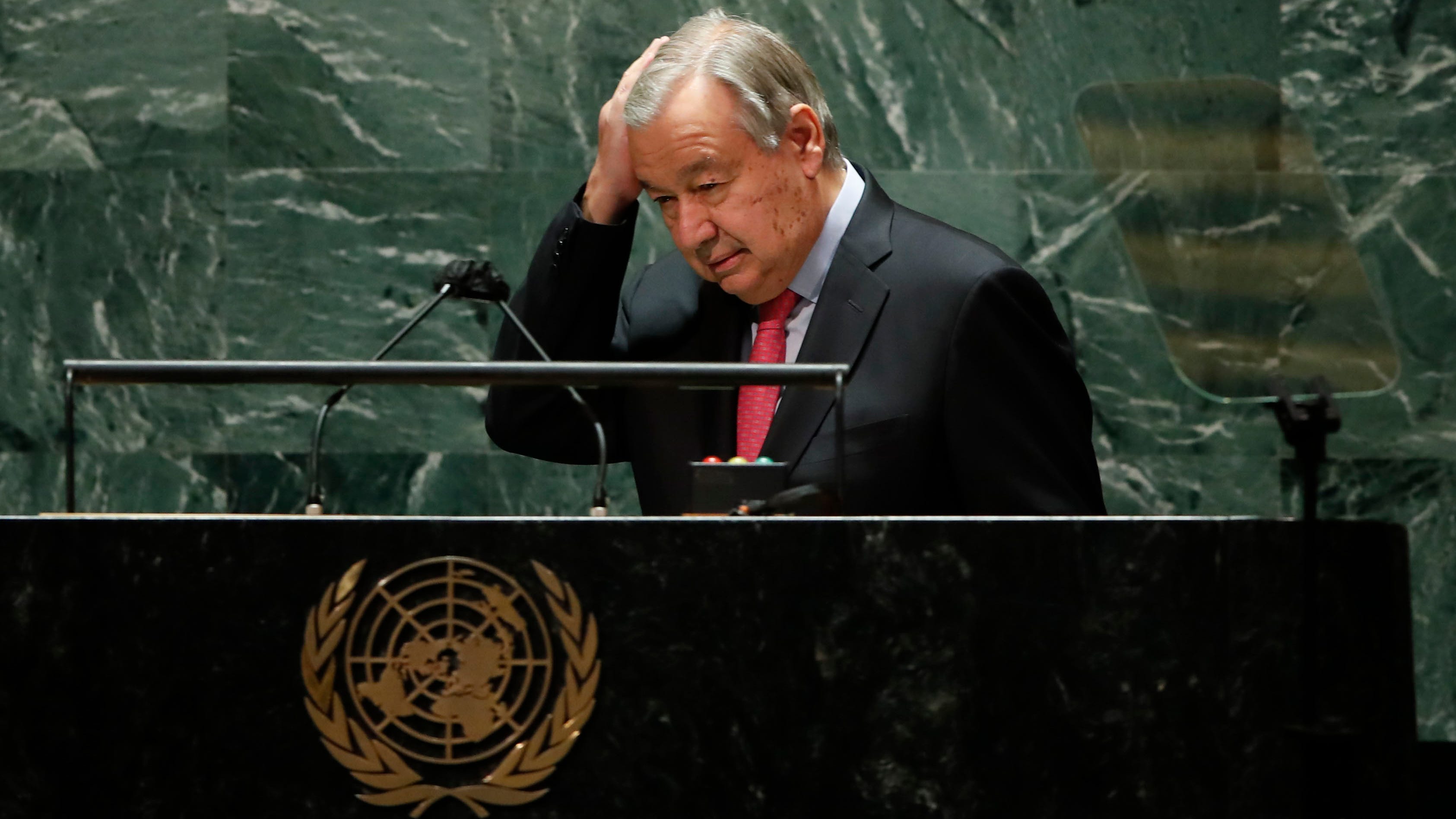 Billionaires rocketing into space draw UN chief's red glare