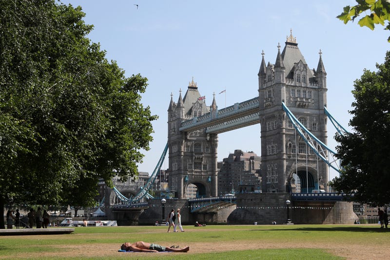 APTOPIX Britain Heat