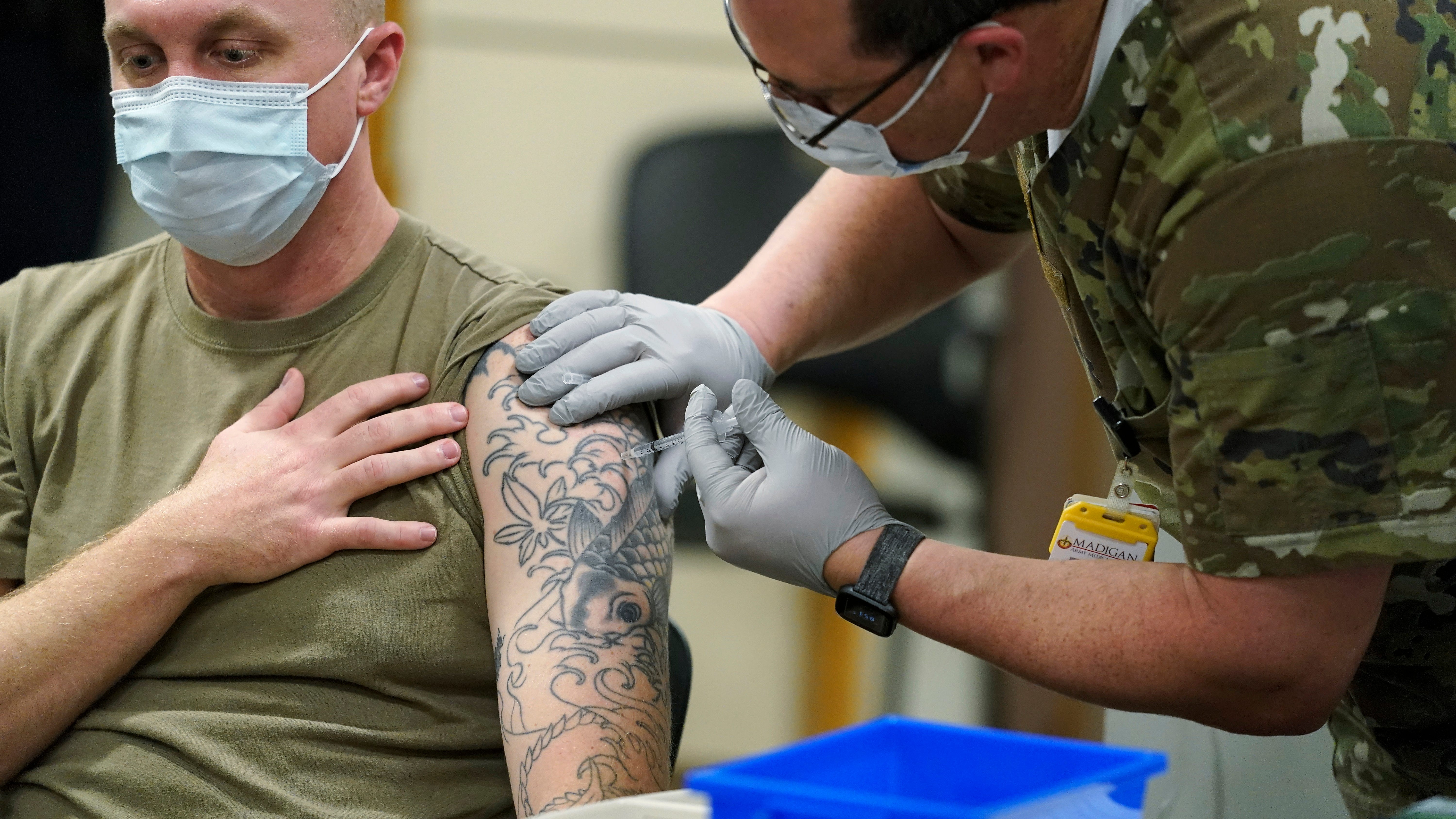 Army: 98% of active duty got COVID-19 vaccine by deadline