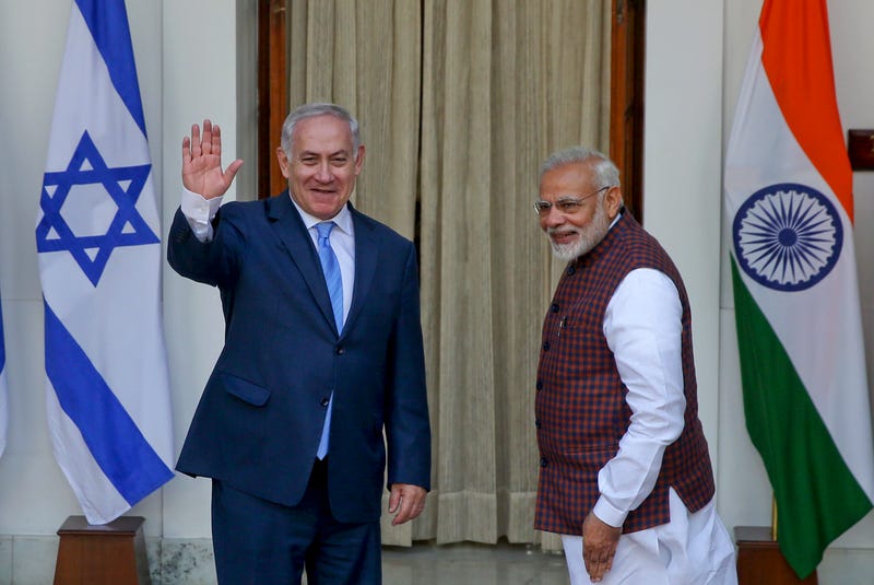 India Israel Palestinians