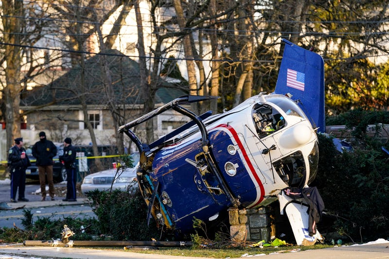 APTOPIX Helicopter Crash