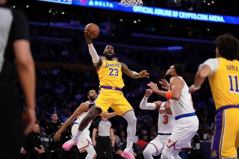 Knicks Lakers Basketball