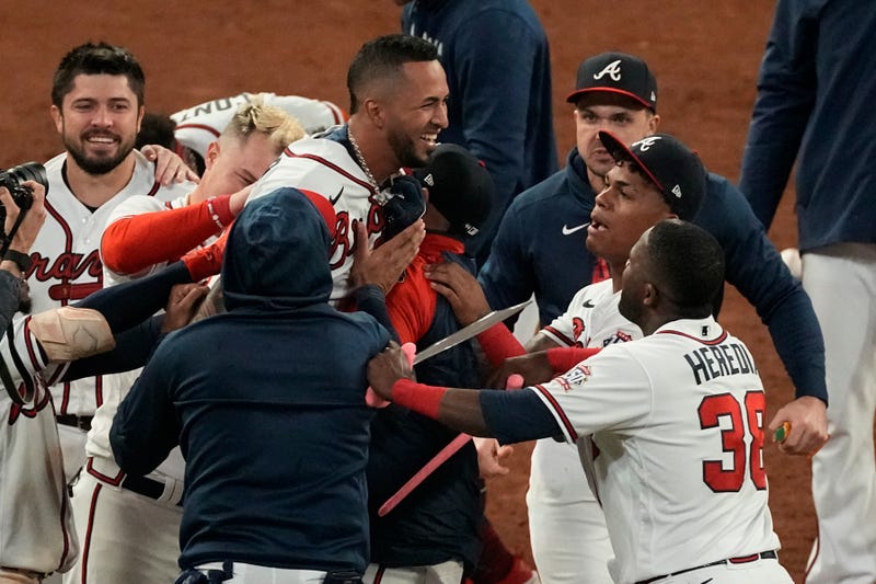 NLCS Dodgers Braves Baseball